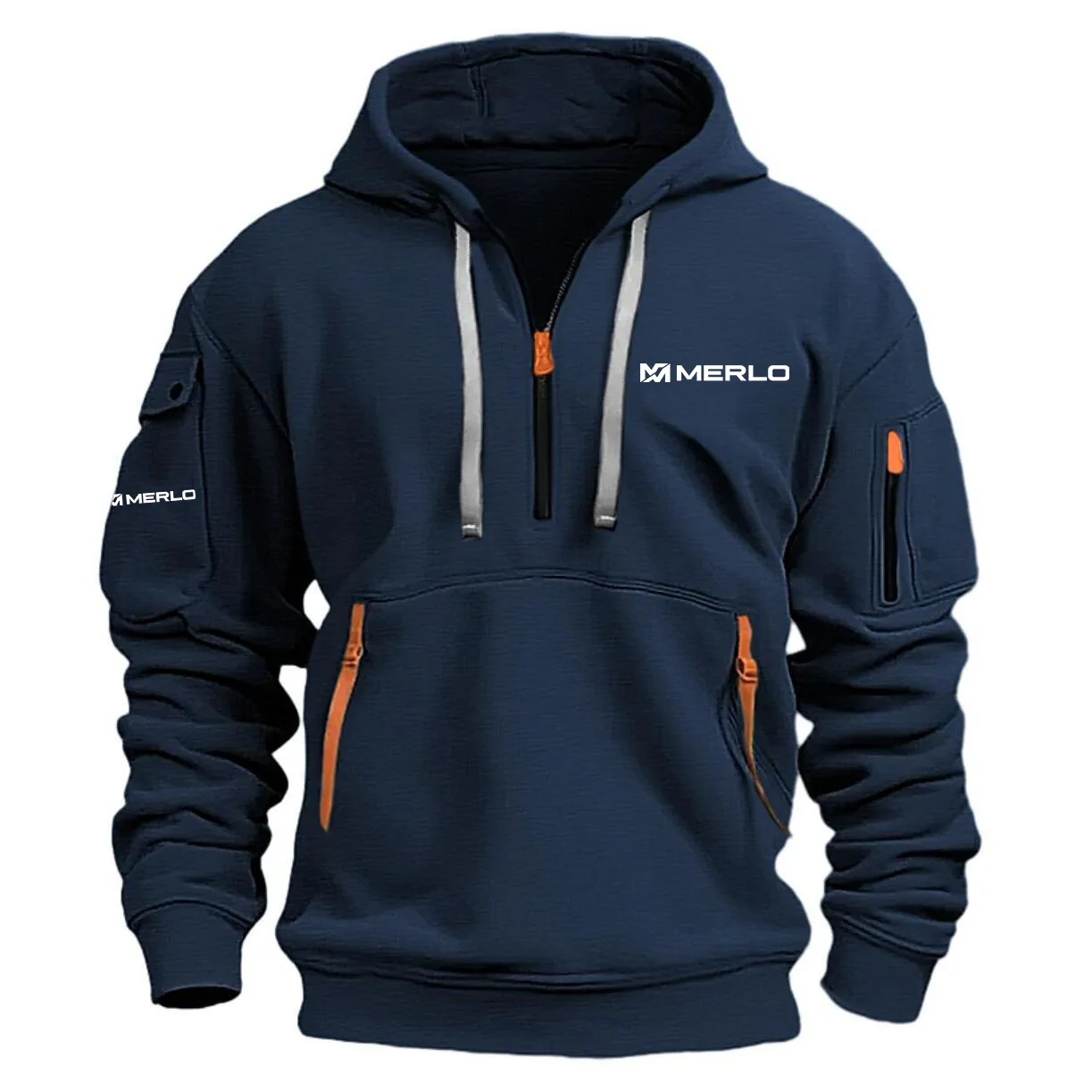 Merlo Half Zipper Hoodie OUFAHHZ0819MLOZ – Merlo Hoodie Merlo Half Zipper Hoodie OUFAHHZ0819MLOZ – Merlo Hoodie