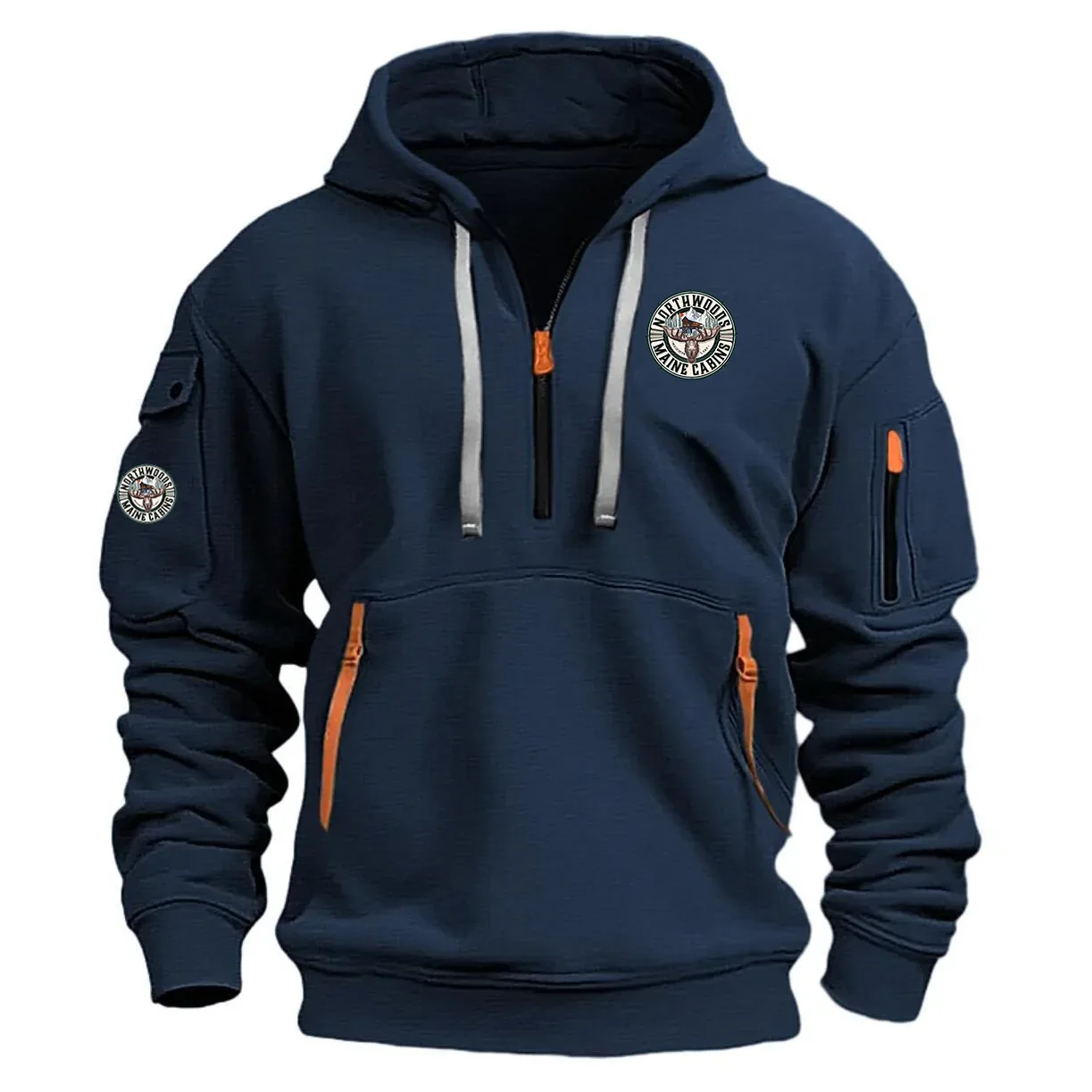 Northwoods Maine Cabins Exclusive Logo Half Zipper Hoodie OUFAHHZ0819NWZ – Northwoods Maine Cabins Hoodie Northwoods Maine Cabins Exclusive Logo Half Zipper Hoodie OUFAHHZ0819NWZ – Northwoods Maine Cabins Hoodie