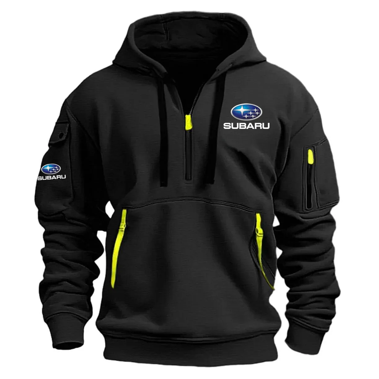 Subaru Exclusive Logo Half Zipper Hoodie OUFAHHZ0819SUZ – Subaru Hoodie