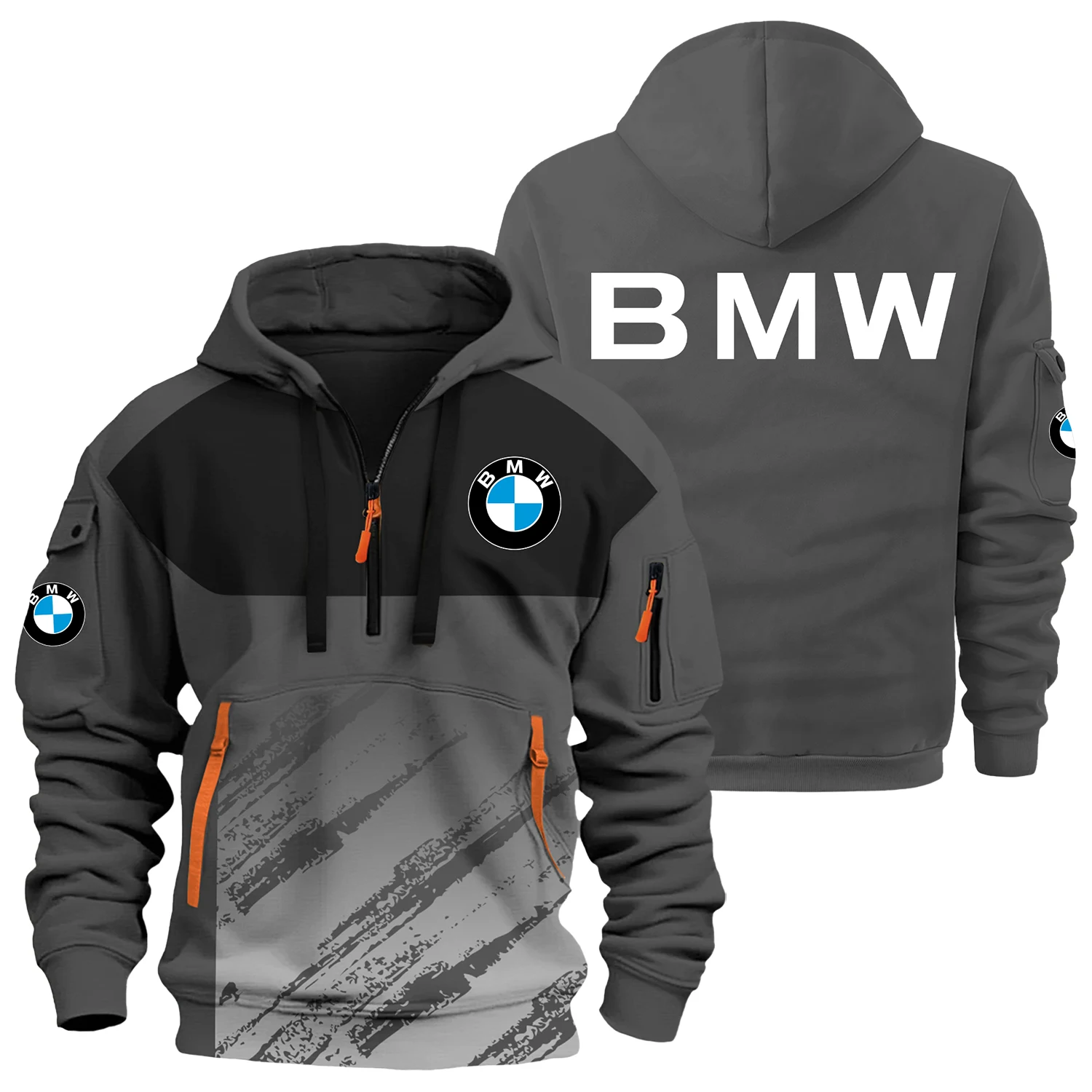 BMW Exclusive Logo Half Zipper Hoodie OUFAHHZ3D081904BMWZ – BMW Hoodie BMW Exclusive Logo Half Zipper Hoodie OUFAHHZ3D081904BMWZ – BMW Hoodie