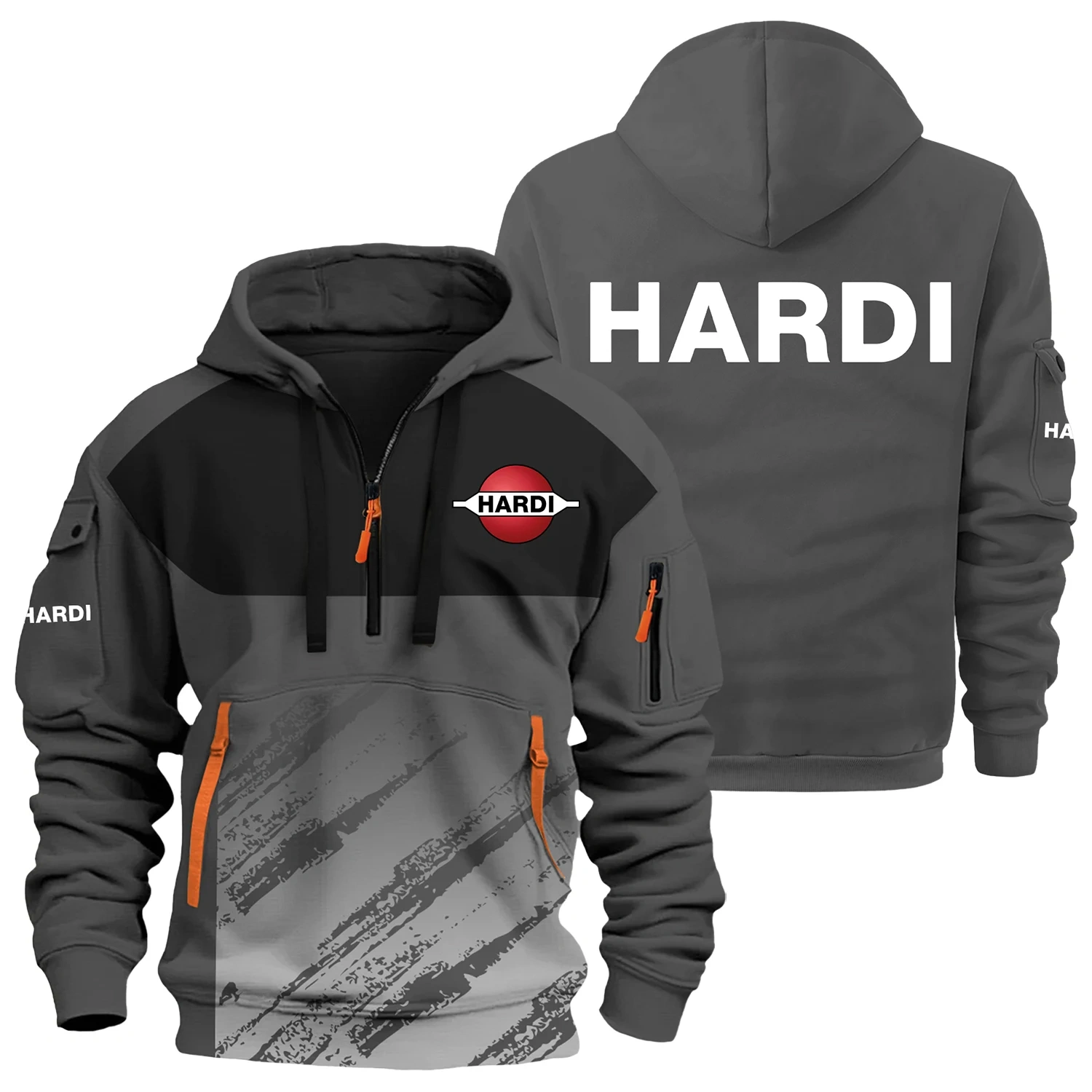 Hardi Exclusive Logo Half Zipper Hoodie OUFAHHZ3D081904HAZ – Hardi Hoodie Hardi Exclusive Logo Half Zipper Hoodie OUFAHHZ3D081904HAZ – Hardi Hoodie