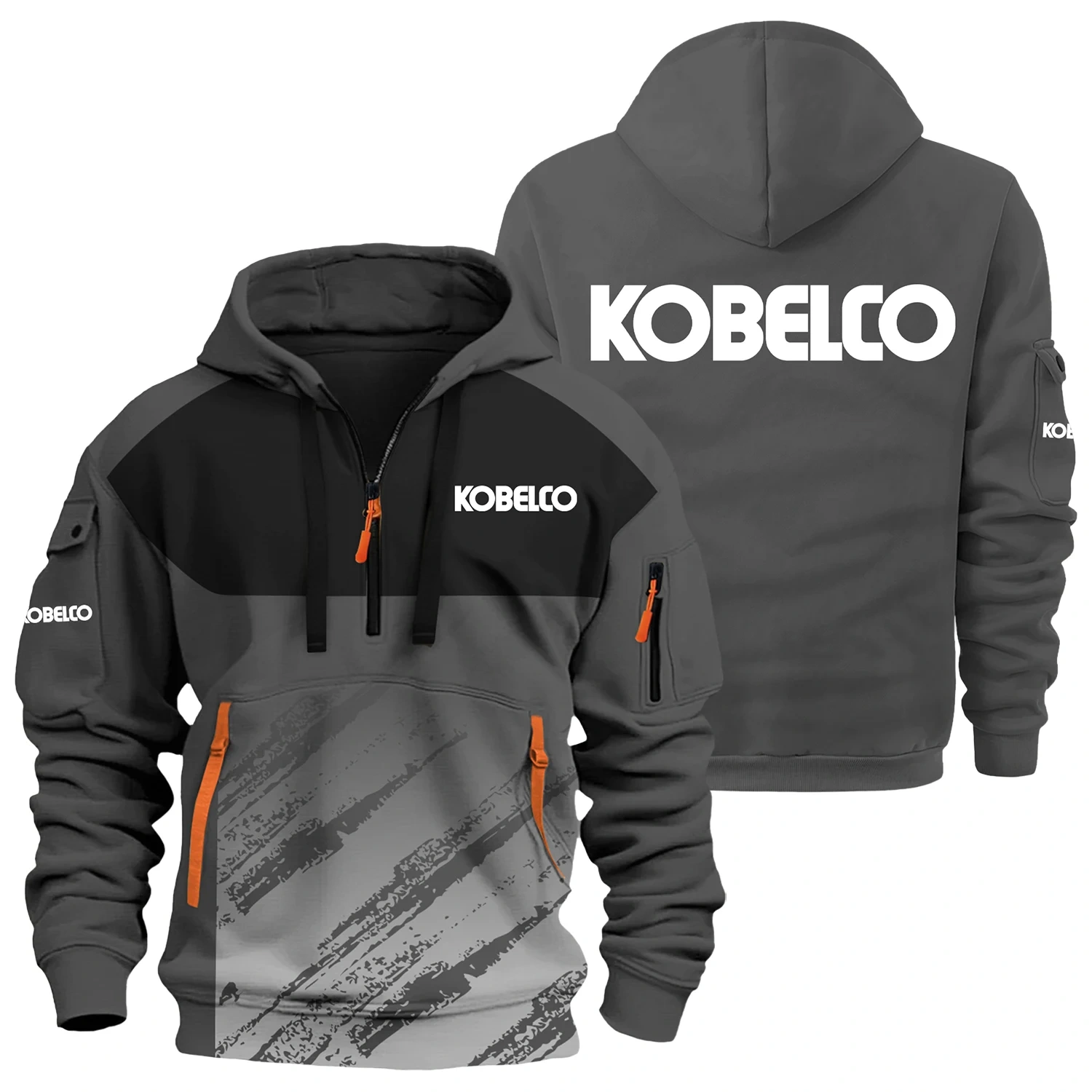 Kobelco Exclusive Logo Half Zipper Hoodie OUFAHHZ3D081904KEZ – Kobelco Hoodie Kobelco Exclusive Logo Half Zipper Hoodie OUFAHHZ3D081904KEZ – Kobelco Hoodie