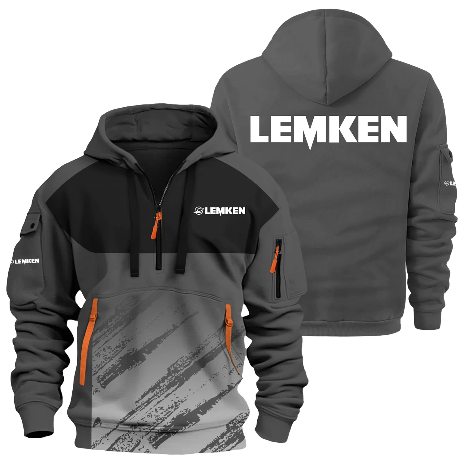 Lemken Exclusive Logo Half Zipper Hoodie OUFAHHZ3D081904LKZ – Lemken Hoodie