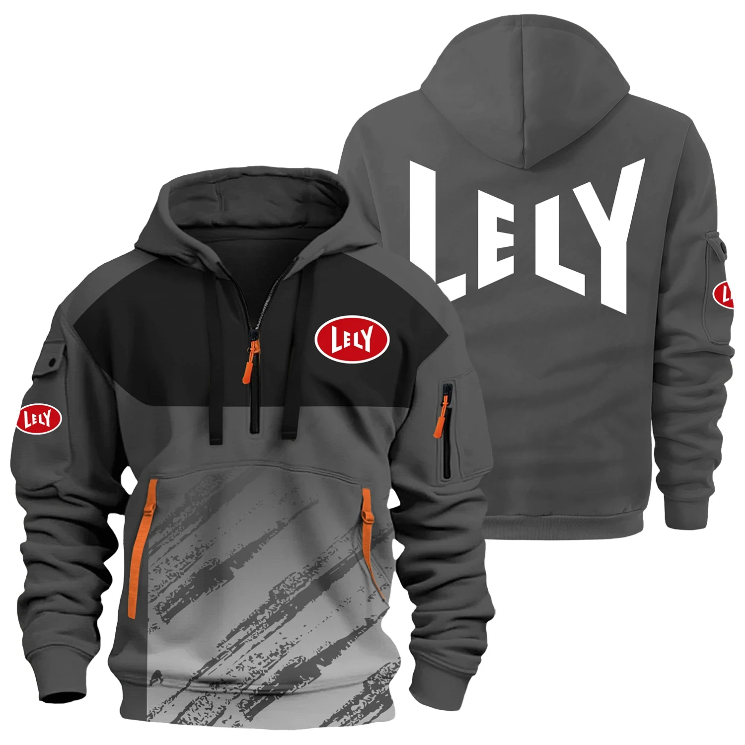 Lely Exclusive Logo Half Zipper Hoodie OUFAHHZ3D081904LLZ – Lely Hoodie