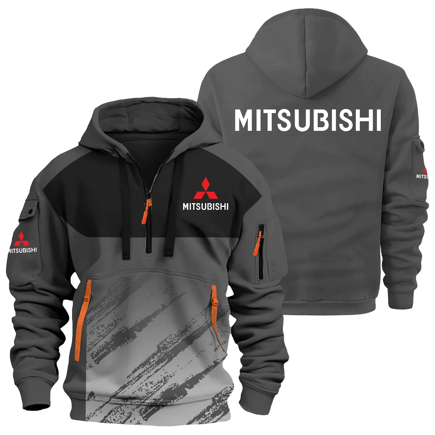 Mitsubishi Exclusive Logo Half Zipper Hoodie OUFAHHZ3D081904MSBZ – Mitsubishi Hoodie Mitsubishi Exclusive Logo Half Zipper Hoodie OUFAHHZ3D081904MSBZ – Mitsubishi Hoodie