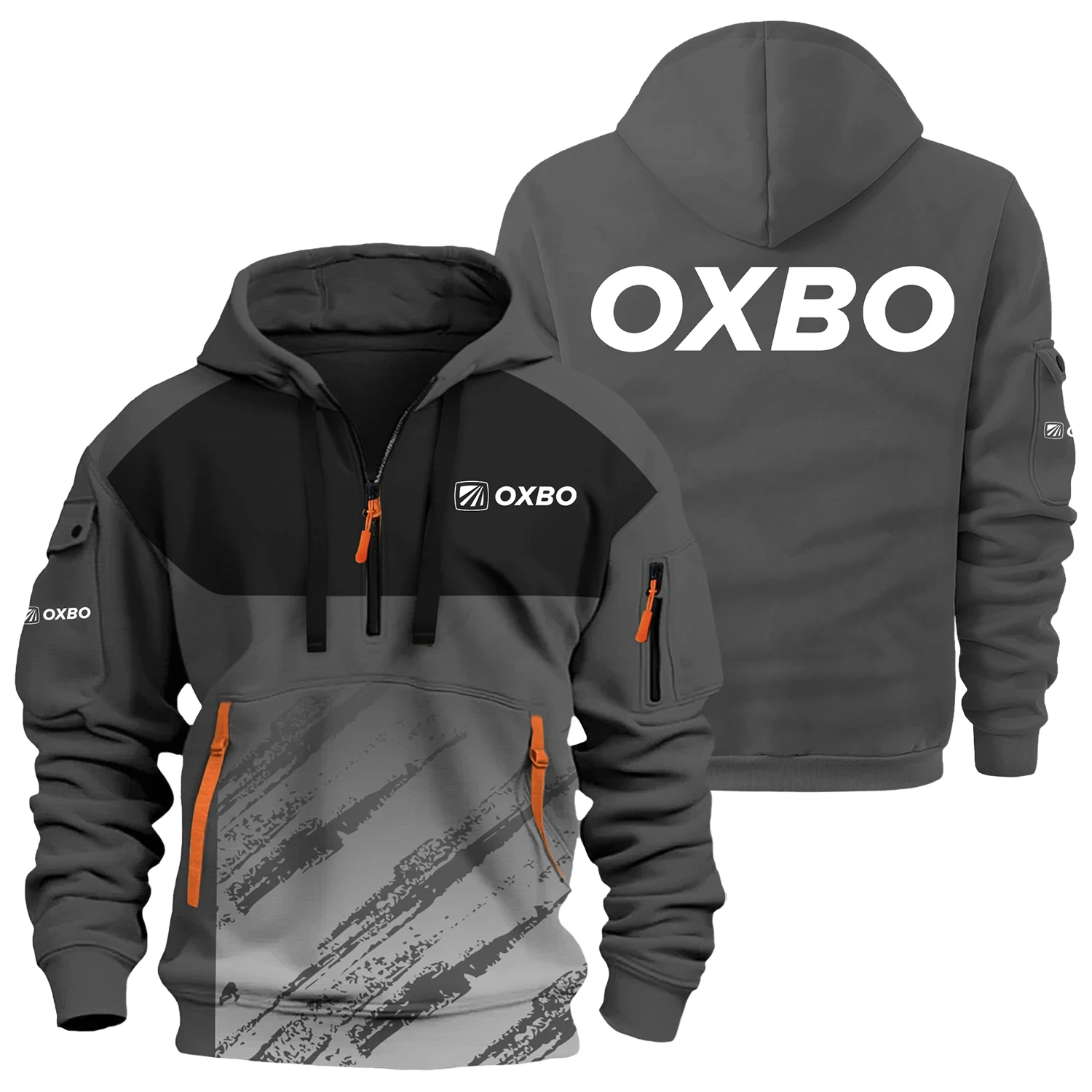 Oxbo Exclusive Logo Half Zipper Hoodie OUFAHHZ3D081904OIZ – Oxbo Hoodie