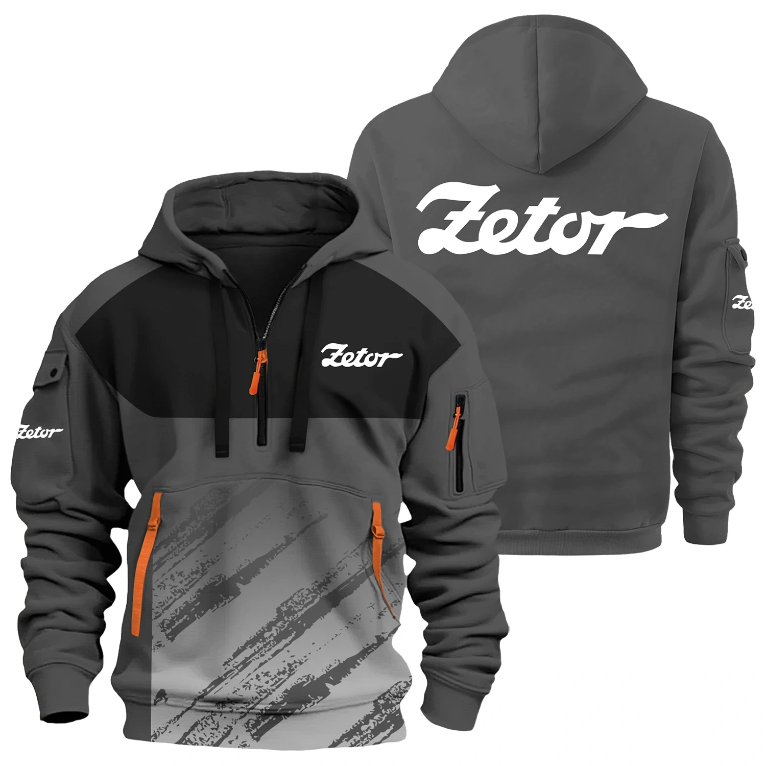 Zetor Exclusive Logo Half Zipper Hoodie OUFAHHZ3D081904ZTZ – Zetor Hoodie Zetor Exclusive Logo Half Zipper Hoodie OUFAHHZ3D081904ZTZ – Zetor Hoodie