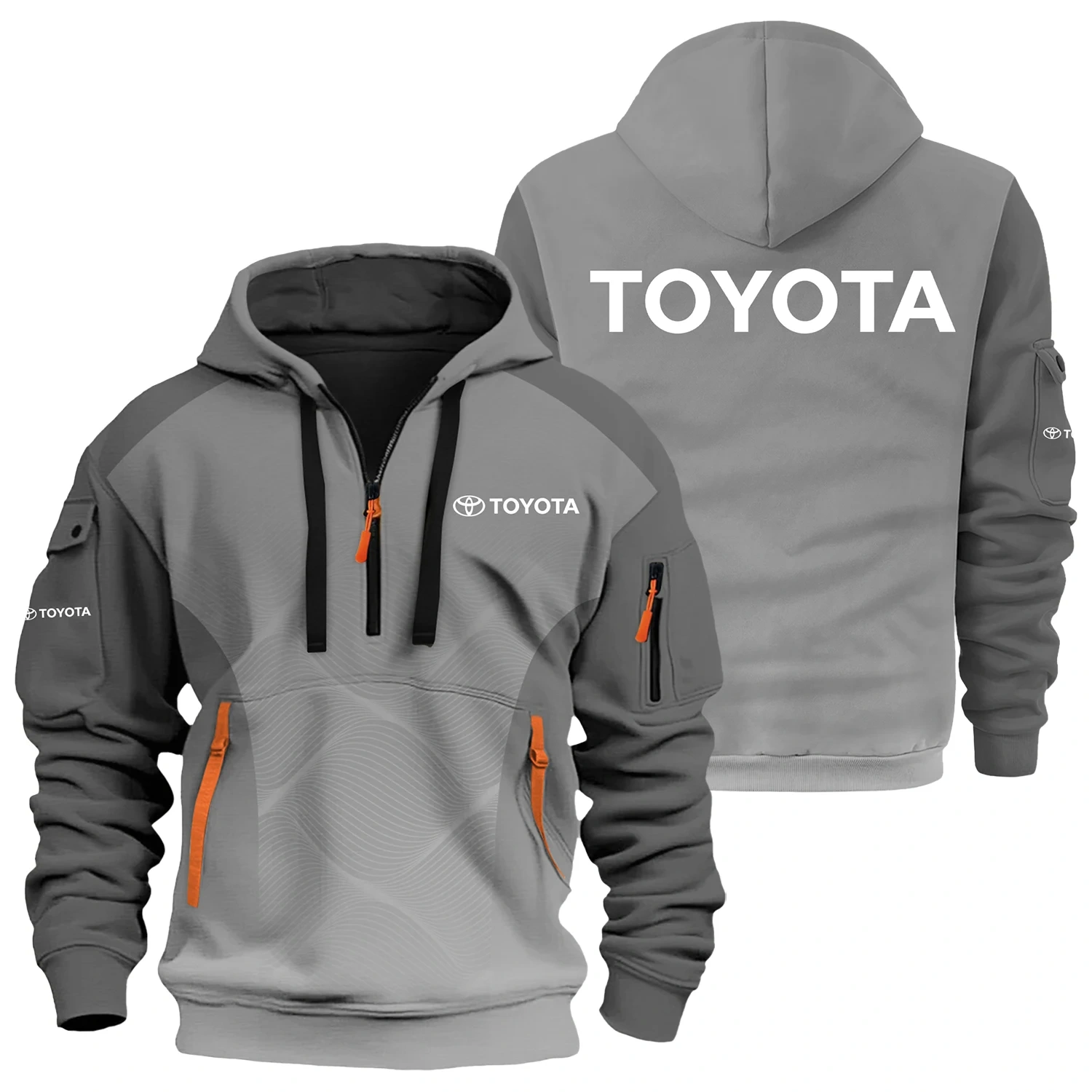 Toyota Exclusive Logo Half Zipper Hoodie OUFAHHZ3D081905TYZ – Toyota Hoodie Toyota Exclusive Logo Half Zipper Hoodie OUFAHHZ3D081905TYZ – Toyota Hoodie