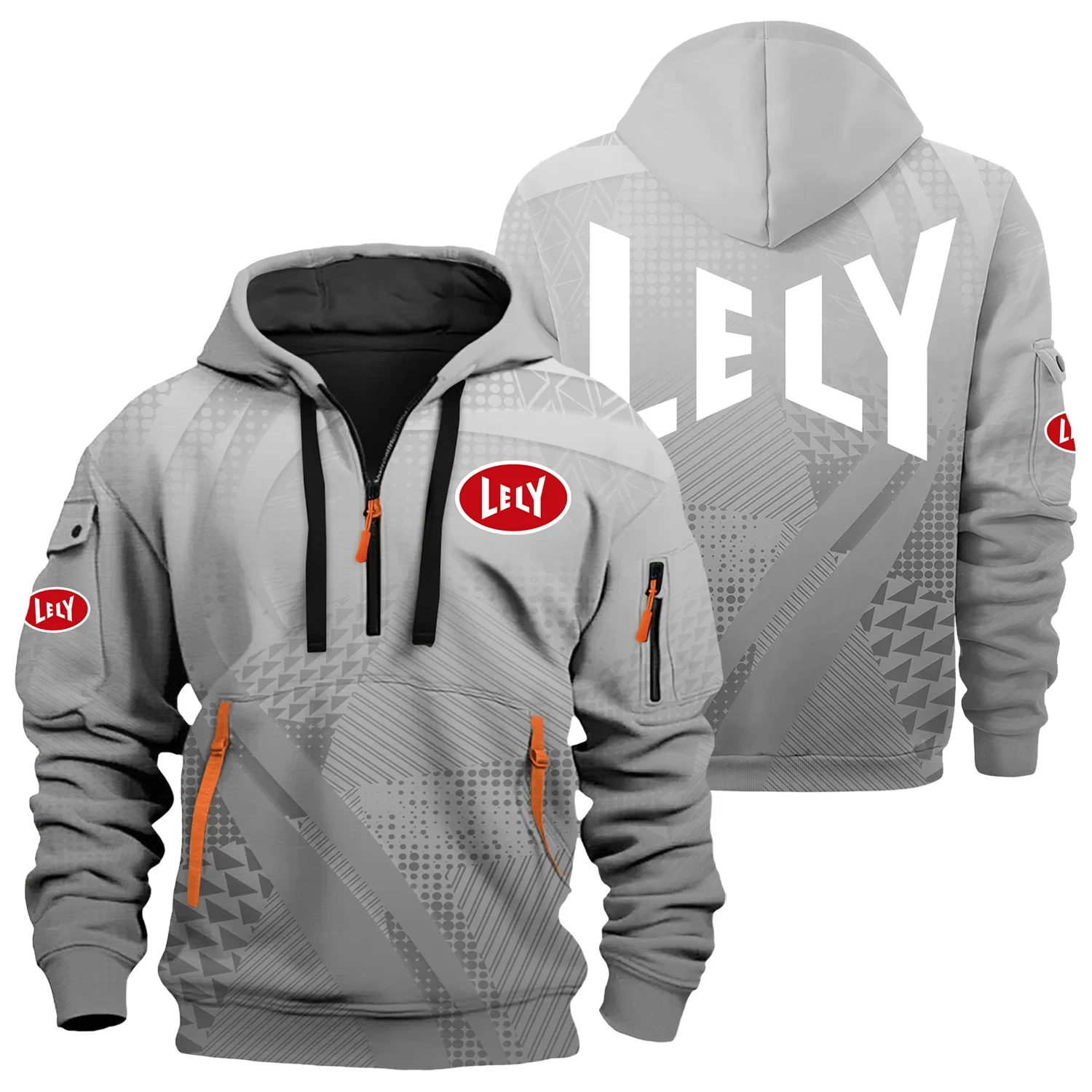 Lely Exclusive Logo Half Zipper Hoodie OUFAHHZ3D081907LLZ – Lely Hoodie