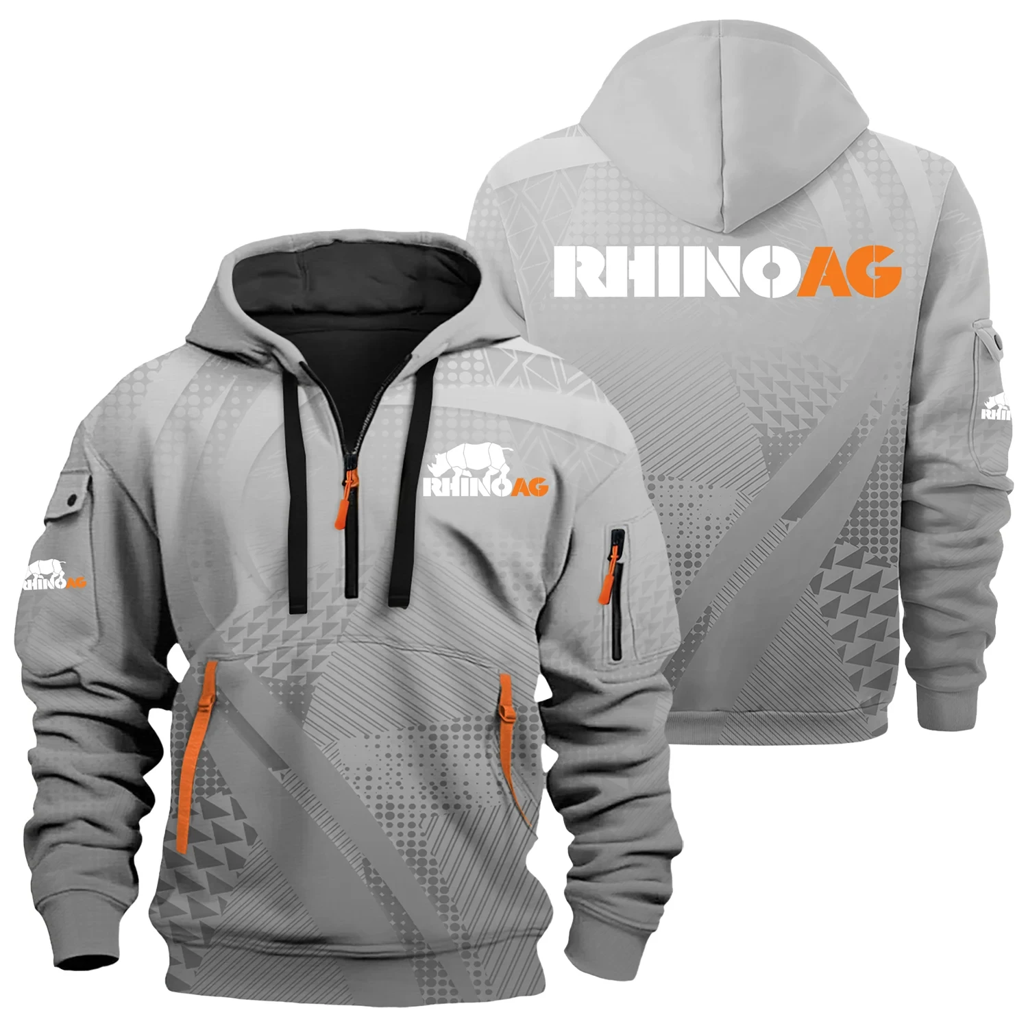 RhinoAg Exclusive Logo Half Zipper Hoodie OUFAHHZ3D081907RAZ – RhinoAg Hoodie RhinoAg Exclusive Logo Half Zipper Hoodie OUFAHHZ3D081907RAZ – RhinoAg Hoodie