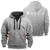 Raven Exclusive Logo Half Zipper Hoodie OUFAHHZ3D081907RIZ – Raven Hoodie