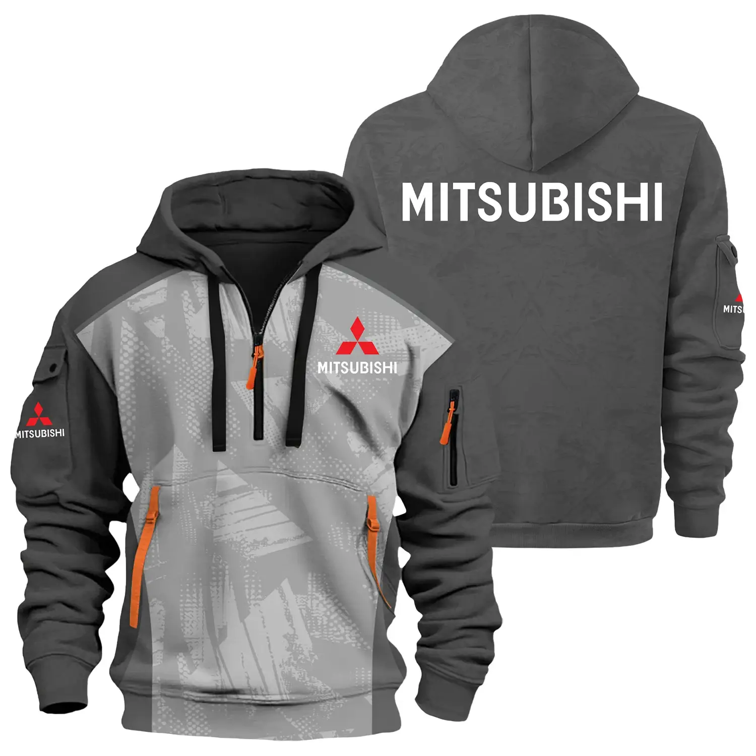 Mitsubishi Exclusive Logo Half Zipper Hoodie OUFAHHZ3D081910MSBZ – Mitsubishi Hoodie Mitsubishi Exclusive Logo Half Zipper Hoodie OUFAHHZ3D081910MSBZ – Mitsubishi Hoodie