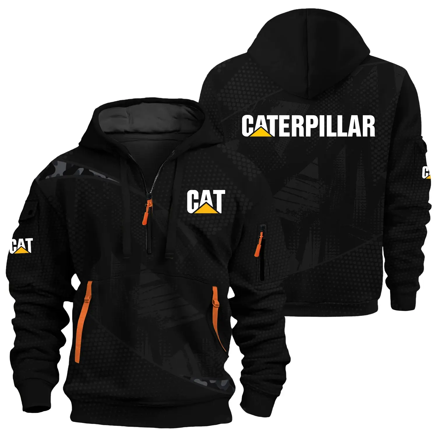 Caterpillar Exclusive Logo Half Zipper Hoodie OUFAHHZ3D081912CTZ – Caterpillar Hoodie Caterpillar Exclusive Logo Half Zipper Hoodie OUFAHHZ3D081912CTZ – Caterpillar Hoodie