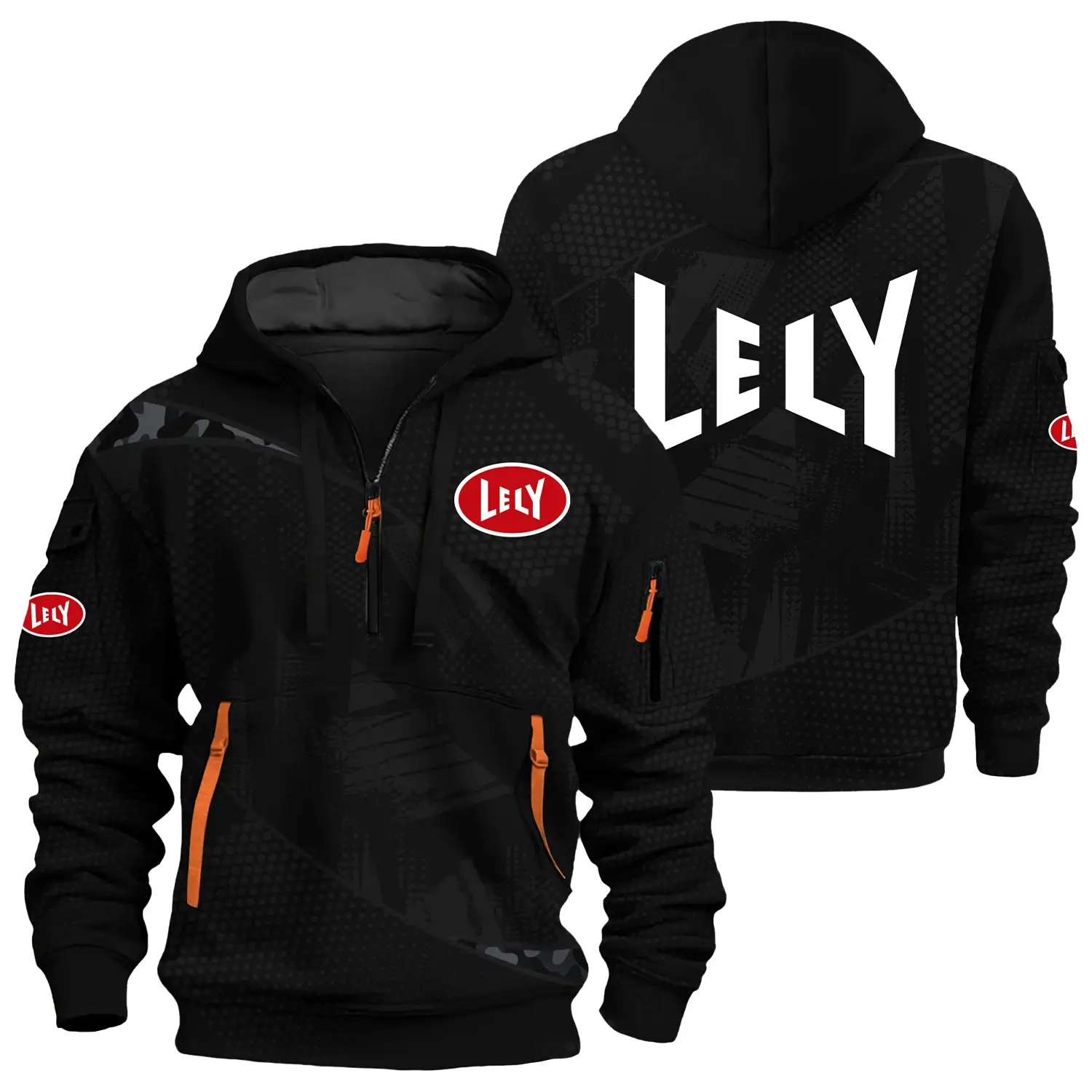 Lely Exclusive Logo Half Zipper Hoodie OUFAHHZ3D081912LLZ – Lely Hoodie