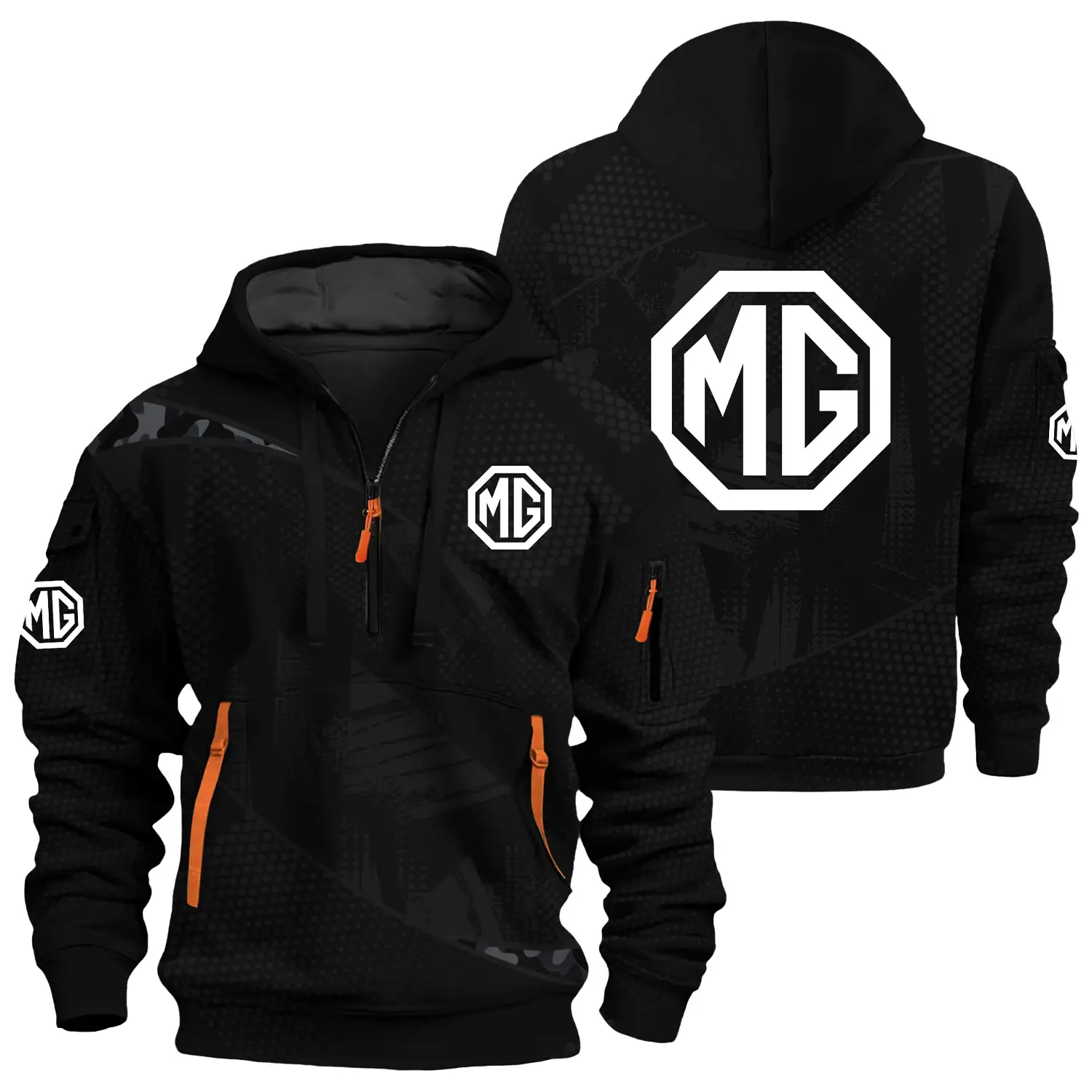 MG Cars Exclusive Logo Half Zipper Hoodie OUFAHHZ3D081912MGZ – MG Cars Hoodie MG Cars Exclusive Logo Half Zipper Hoodie OUFAHHZ3D081912MGZ – MG Cars Hoodie