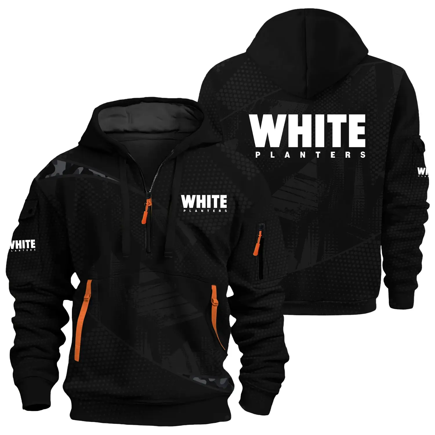 White Planters Exclusive Logo Half Zipper Hoodie OUFAHHZ3D081912WPZ – White Planters Hoodie White Planters Exclusive Logo Half Zipper Hoodie OUFAHHZ3D081912WPZ – White Planters Hoodie