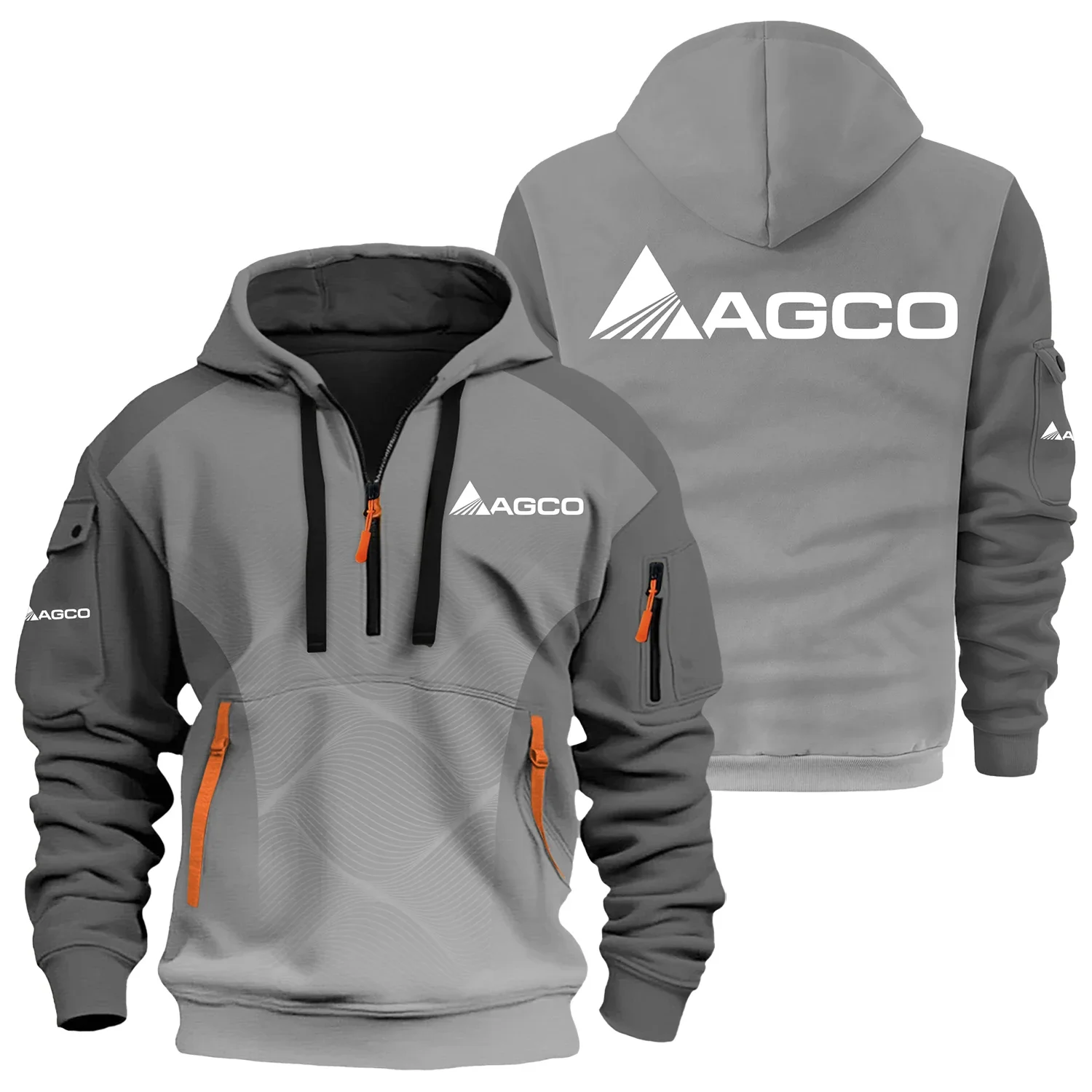 AGCO Exclusive Logo Half Zipper Hoodie OUFAHHZ3D081905ACZ – AGCO Hoodie