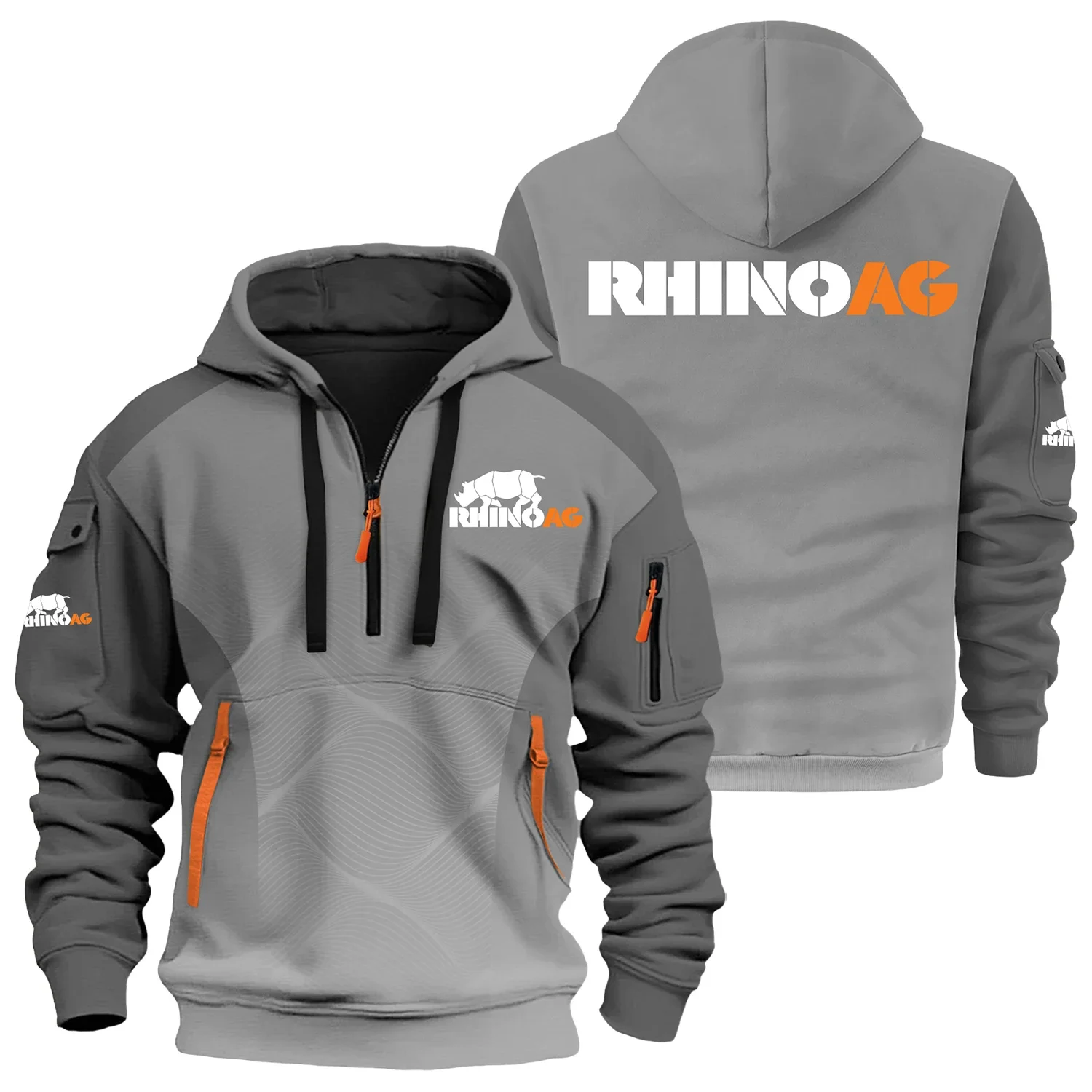 RhinoAg Exclusive Logo Half Zipper Hoodie OUFAHHZ3D081905RAZ – RhinoAg Hoodie RhinoAg Exclusive Logo Half Zipper Hoodie OUFAHHZ3D081905RAZ – RhinoAg Hoodie