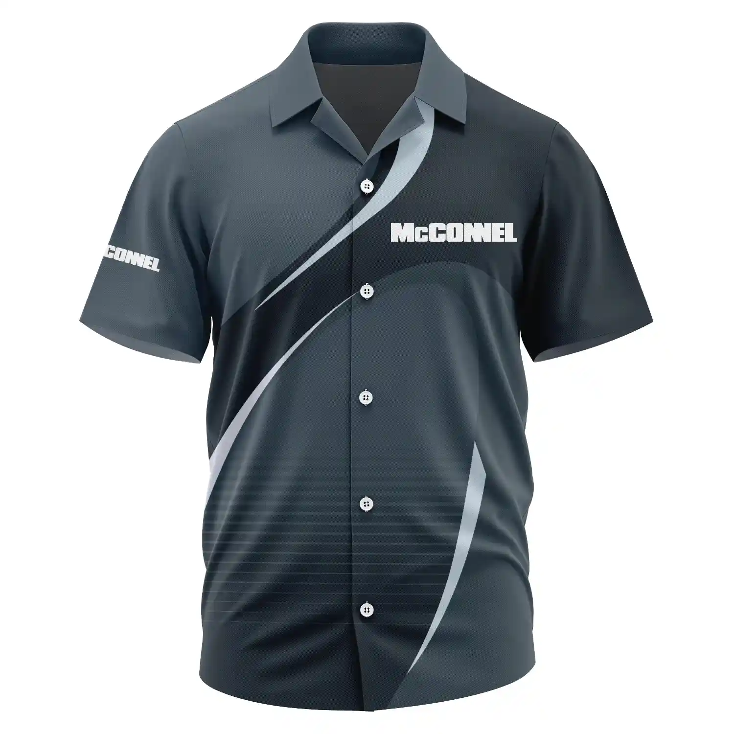 McConnel Exclusive Logo Short Sleeve Camp Collar Shirt OUFAHWS3D081901MEZ – McConnel Shirt