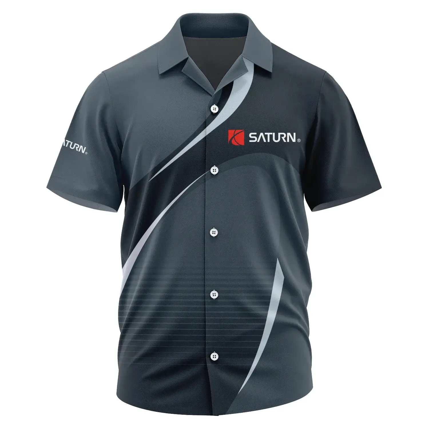 Saturn Exclusive Logo Short Sleeve Camp Collar Shirt OUFAHWS3D081901SRZ – Saturn Shirt