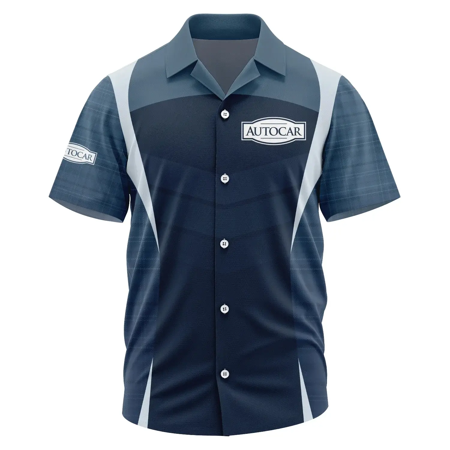 Autocar Exclusive Logo Short Sleeve Camp Collar Shirt OUFAHWS3D081903AOZ – Autocar Shirt