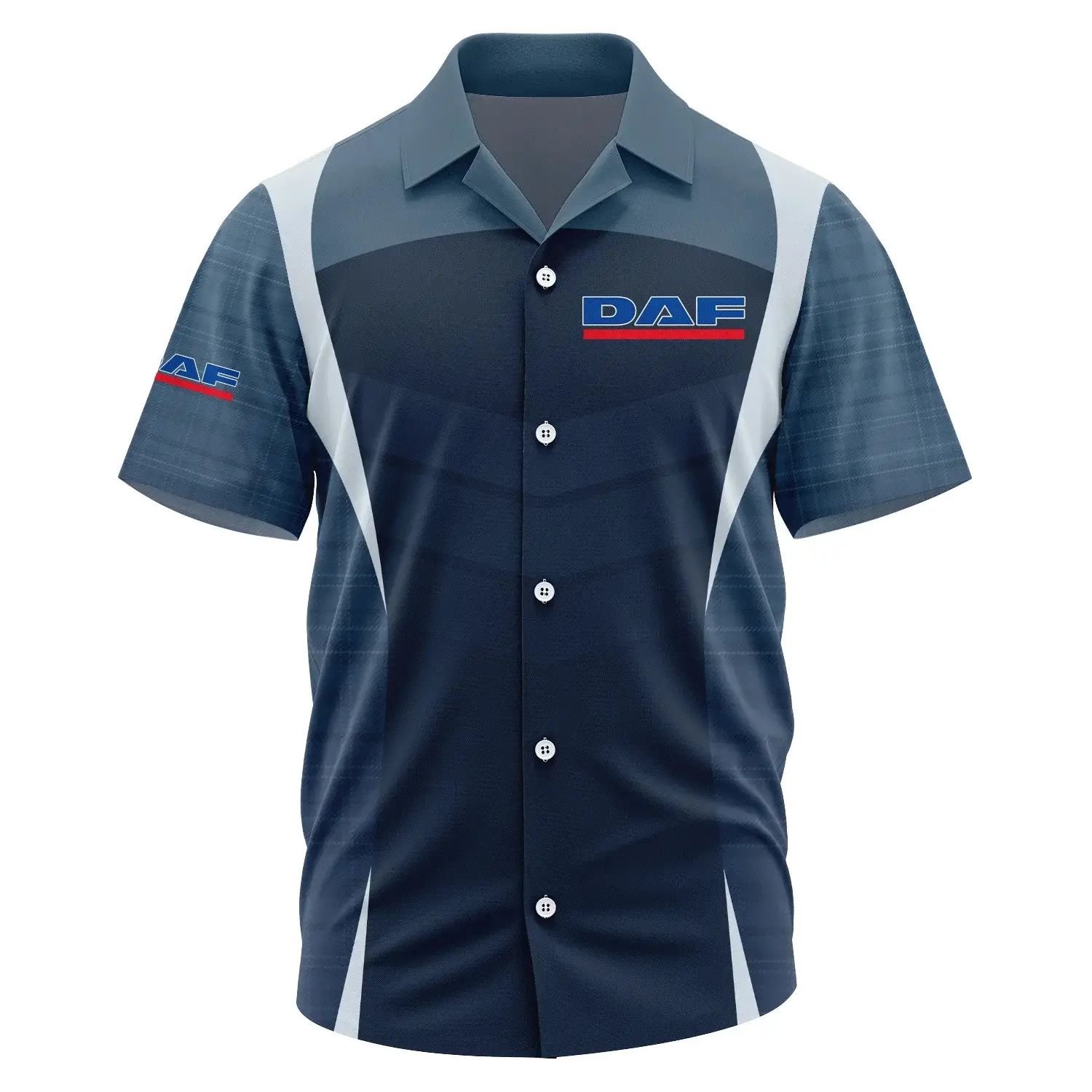 DAF Trucks Exclusive Logo Short Sleeve Camp Collar Shirt OUFAHWS3D081903DAZ – DAF Trucks Shirt