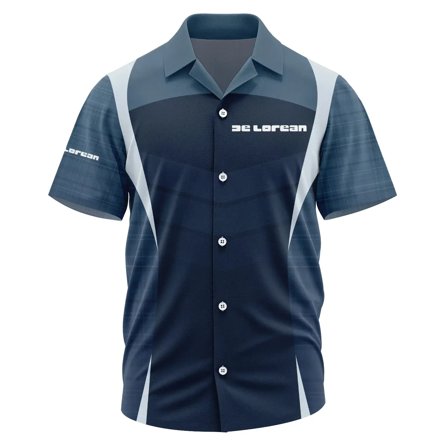 DeLorean Exclusive Logo Short Sleeve Camp Collar Shirt OUFAHWS3D081903DLZ – DeLorean Shirt DeLorean Exclusive Logo Short Sleeve Camp Collar Shirt OUFAHWS3D081903DLZ – DeLorean Shirt