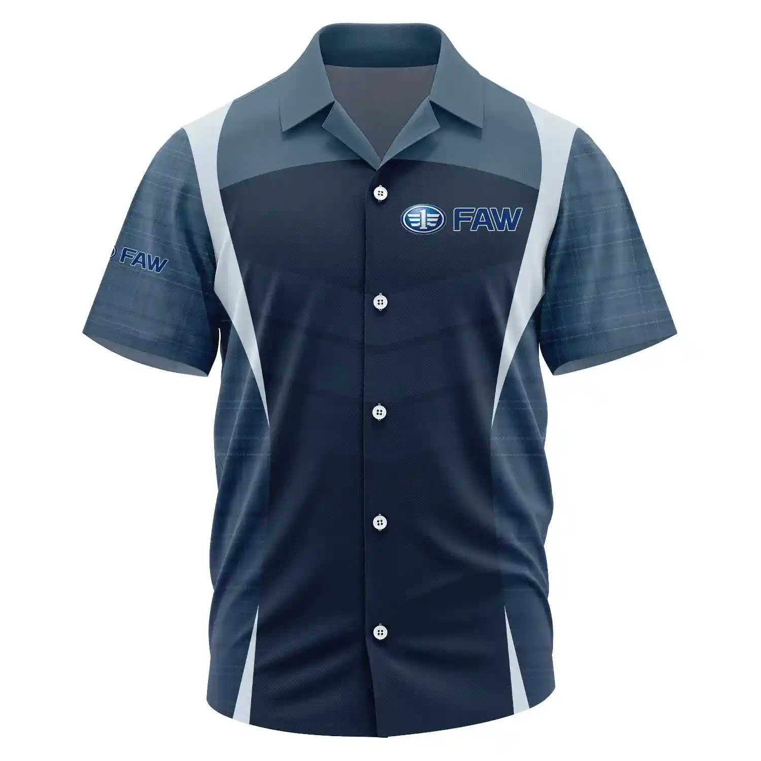 FAW Exclusive Logo Short Sleeve Camp Collar Shirt OUFAHWS3D081903FAZ – FAW Shirt