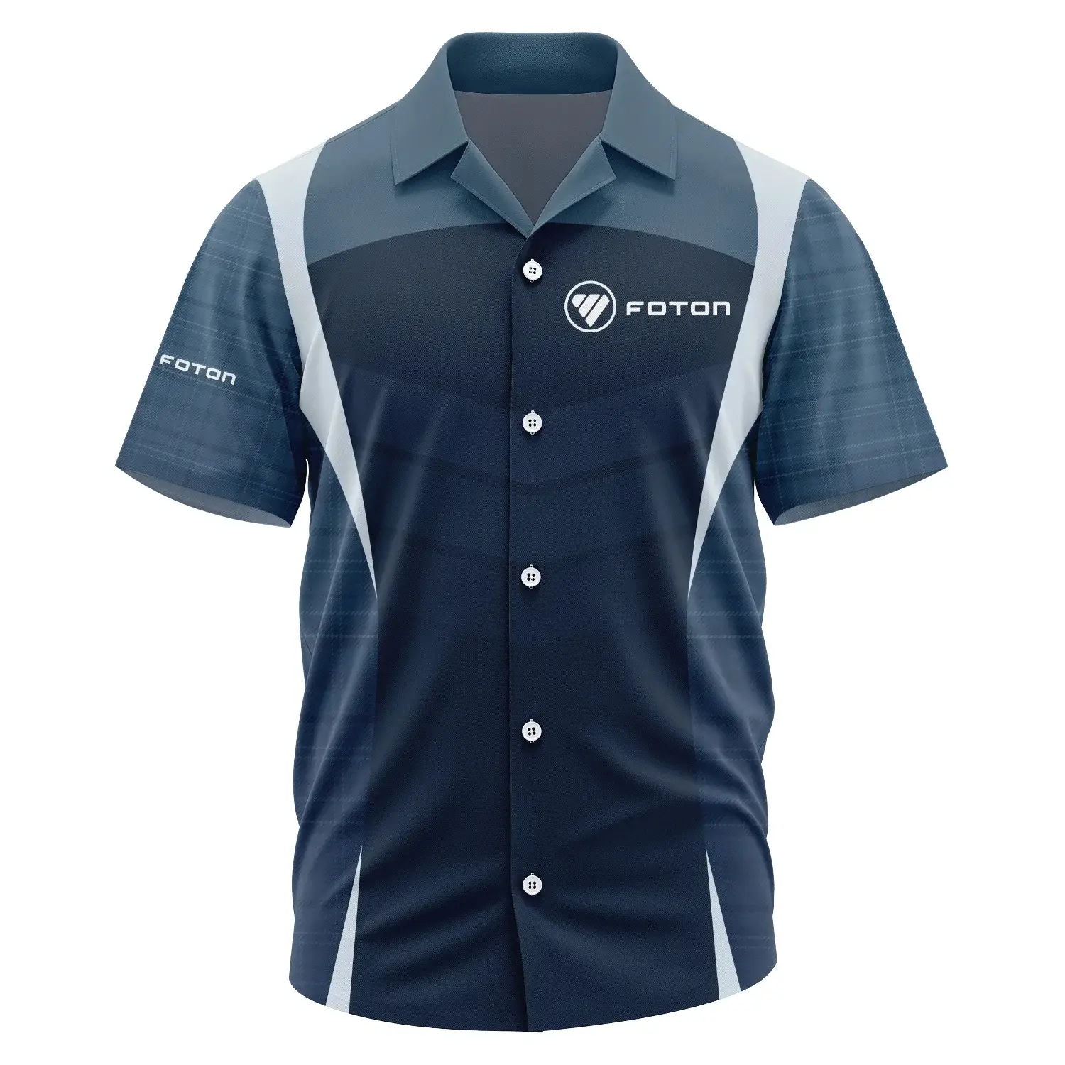 Foton Exclusive Logo Short Sleeve Camp Collar Shirt OUFAHWS3D081903FOZ – Foton Shirt