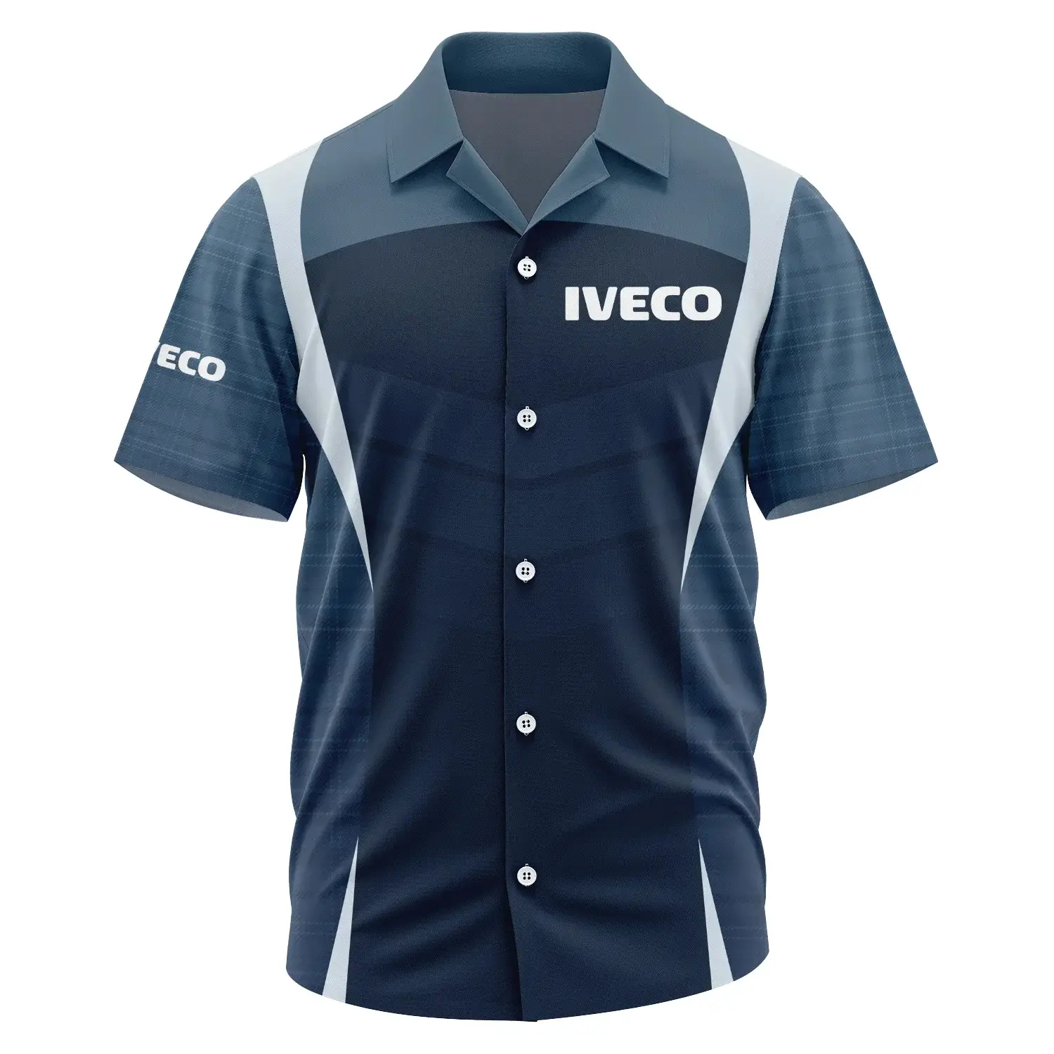 Iveco Exclusive Logo Short Sleeve Camp Collar Shirt OUFAHWS3D081903IVZ – Iveco Shirt