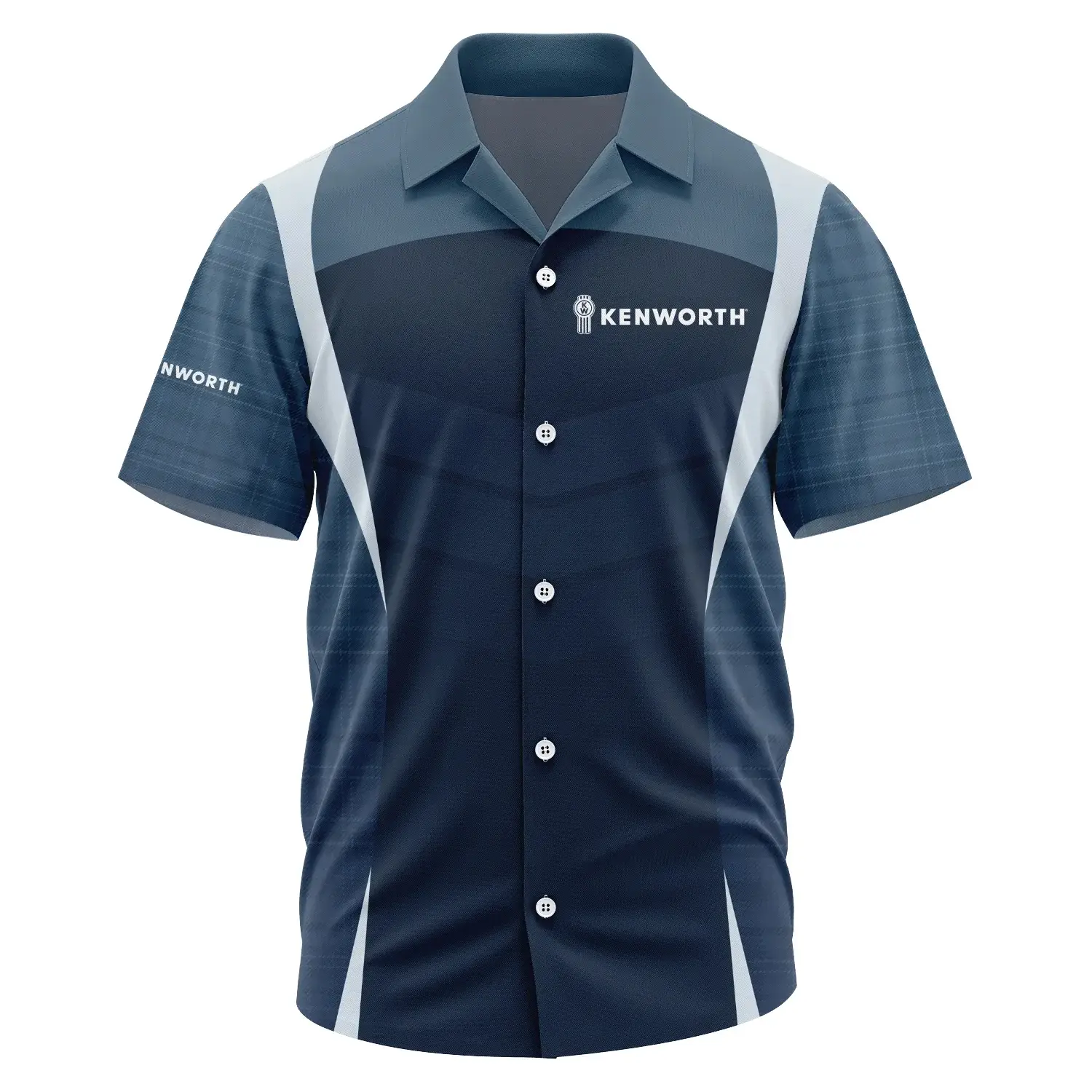 Kenworth Exclusive Logo Short Sleeve Camp Collar Shirt OUFAHWS3D081903KWZ – Kenworth Shirt