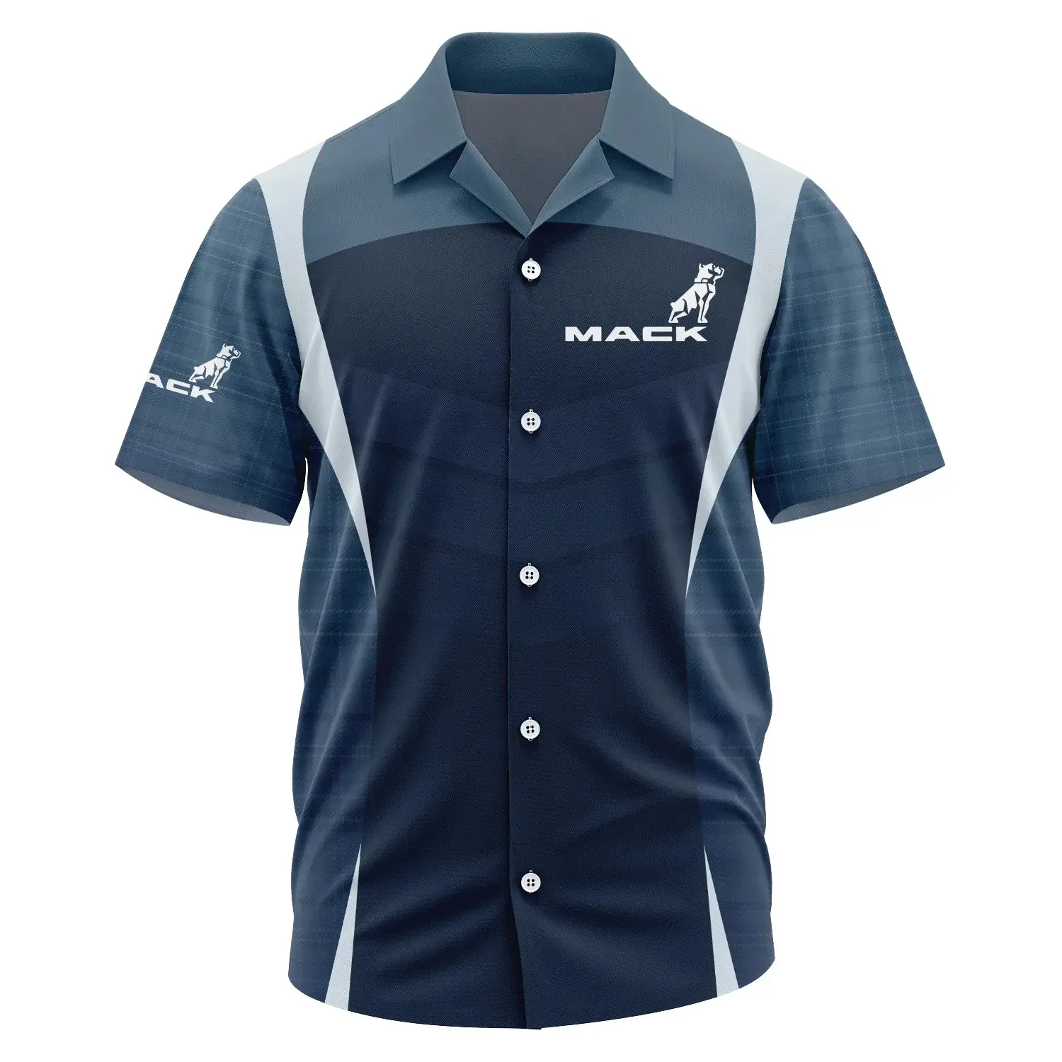 Mack Trucks Exclusive Logo Short Sleeve Camp Collar Shirt OUFAHWS3D081903MTZ – Mack Trucks Shirt