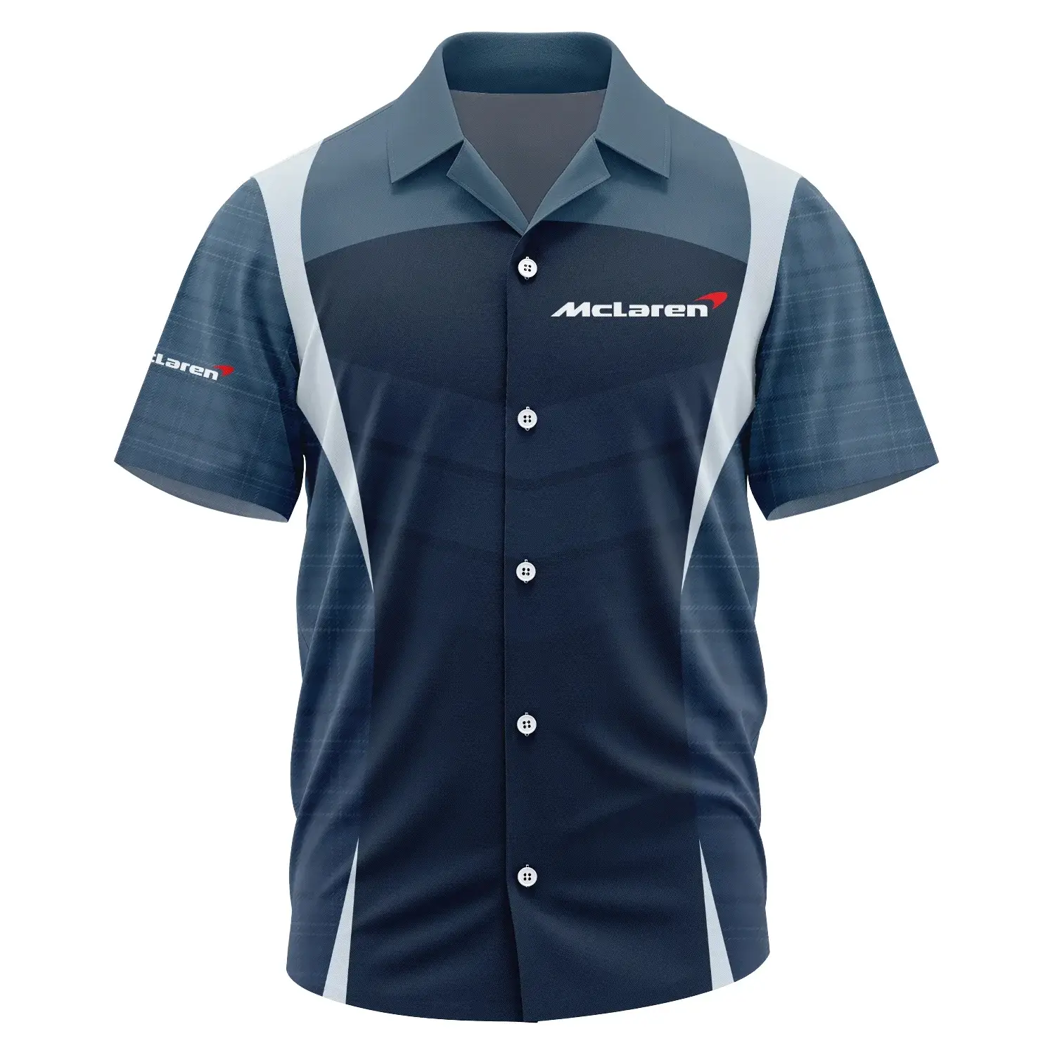 McLaren Exclusive Logo Short Sleeve Camp Collar Shirt OUFAHWS3D081903McLZ – McLaren Shirt