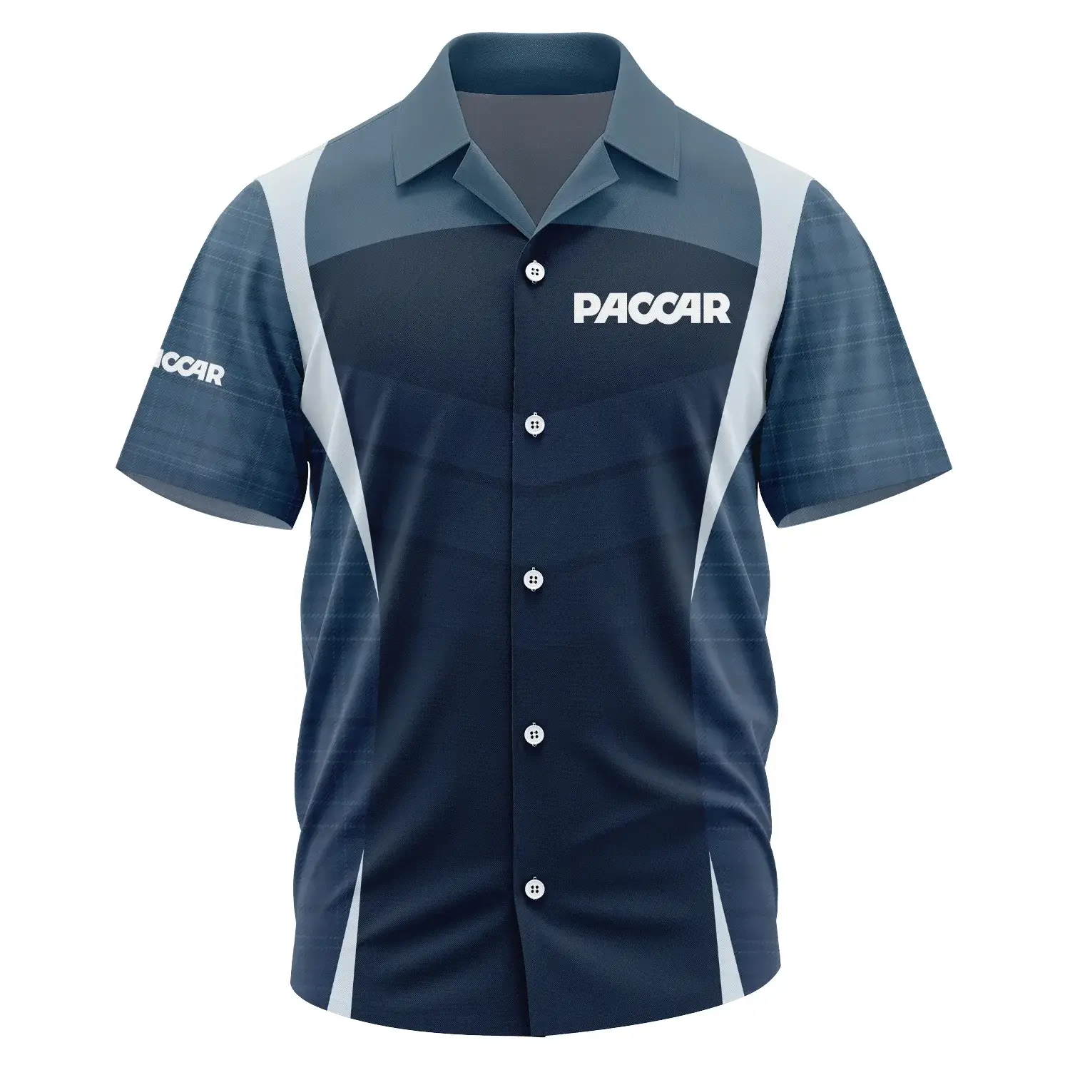 Paccar Exclusive Logo Short Sleeve Camp Collar Shirt OUFAHWS3D081903PCZ – Paccar Shirt