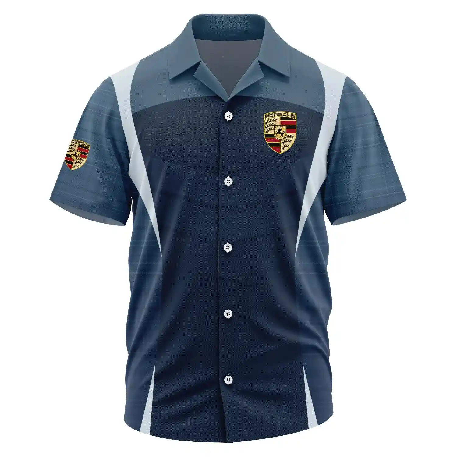 Porsche Exclusive Logo Short Sleeve Camp Collar Shirt OUFAHWS3D081903POSZ – Porsche Shirt Porsche Exclusive Logo Short Sleeve Camp Collar Shirt OUFAHWS3D081903POSZ – Porsche Shirt