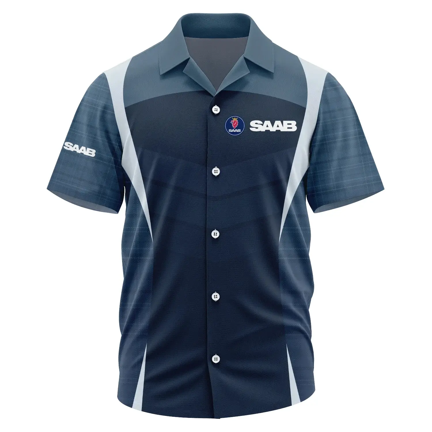 Saab Exclusive Logo Short Sleeve Camp Collar Shirt OUFAHWS3D081903SBZ – Saab Shirt Saab Exclusive Logo Short Sleeve Camp Collar Shirt OUFAHWS3D081903SBZ – Saab Shirt