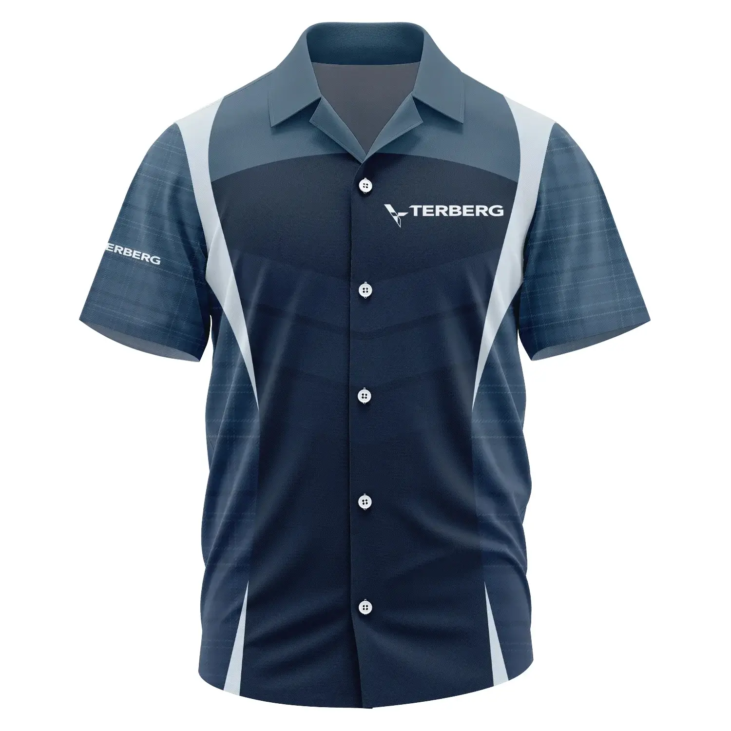Terberg Exclusive Logo Short Sleeve Camp Collar Shirt OUFAHWS3D081903TBZ – Terberg Shirt