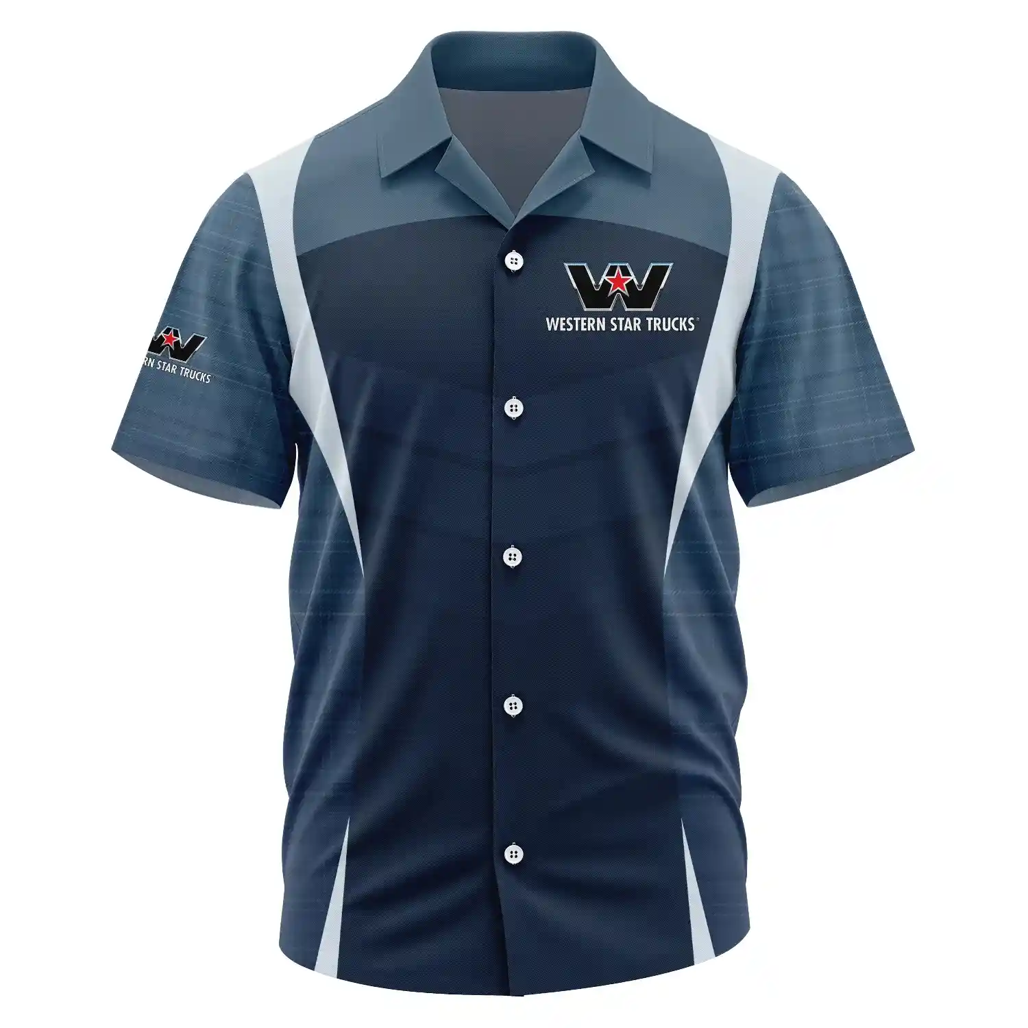Western Star Exclusive Logo Short Sleeve Camp Collar Shirt OUFAHWS3D081903WSZ – Western Star Shirt