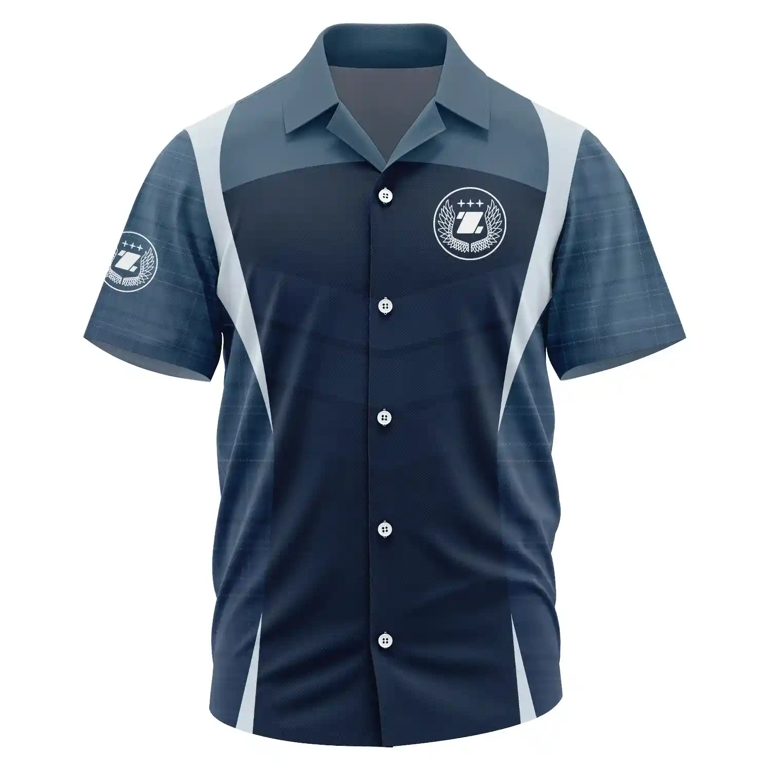 Zimmer Exclusive Logo Short Sleeve Camp Collar Shirt OUFAHWS3D081903ZMZ – Zimmer Shirt