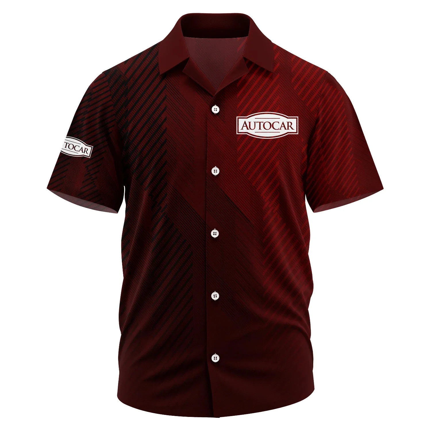 Autocar Exclusive Logo Short Sleeve Camp Collar Shirt OUFAHWS3D081906AOZ – Autocar Shirt