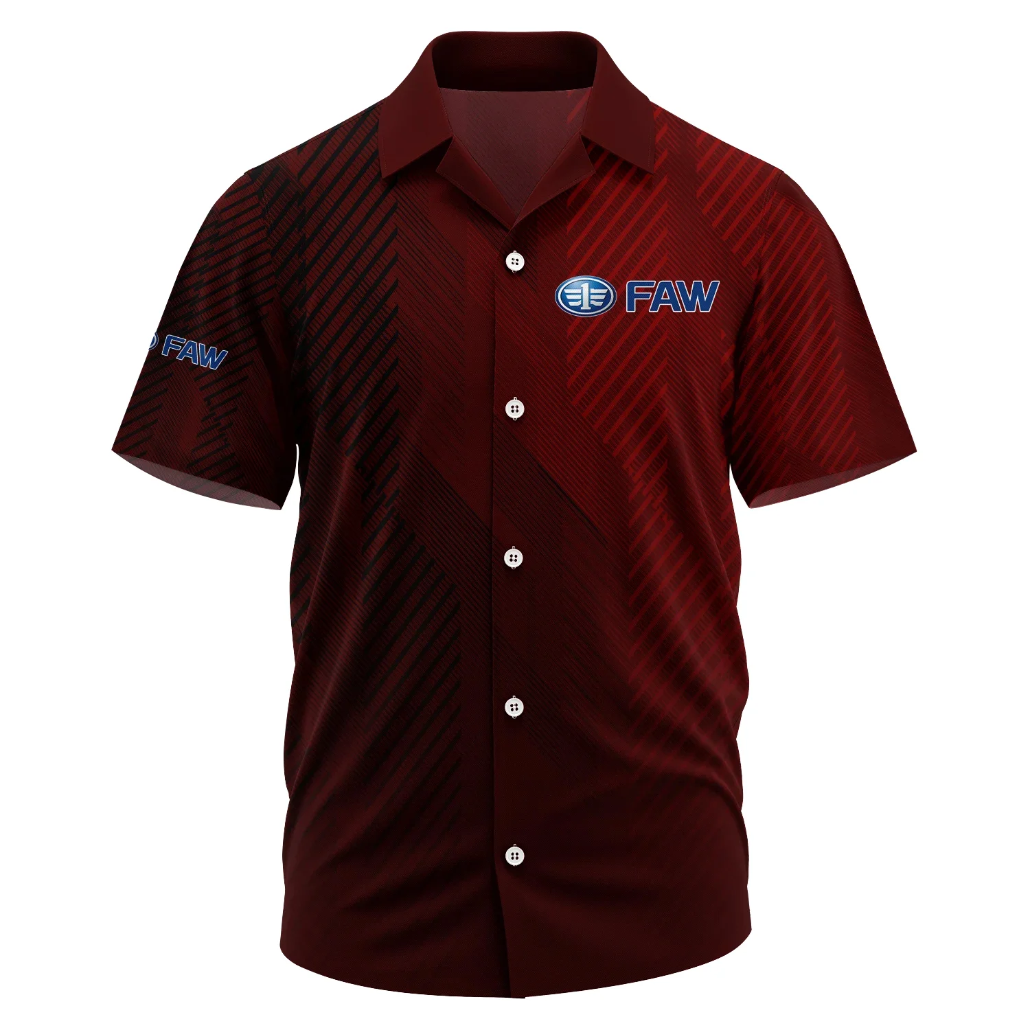 FAW Exclusive Logo Short Sleeve Camp Collar Shirt OUFAHWS3D081906FAZ – FAW Shirt