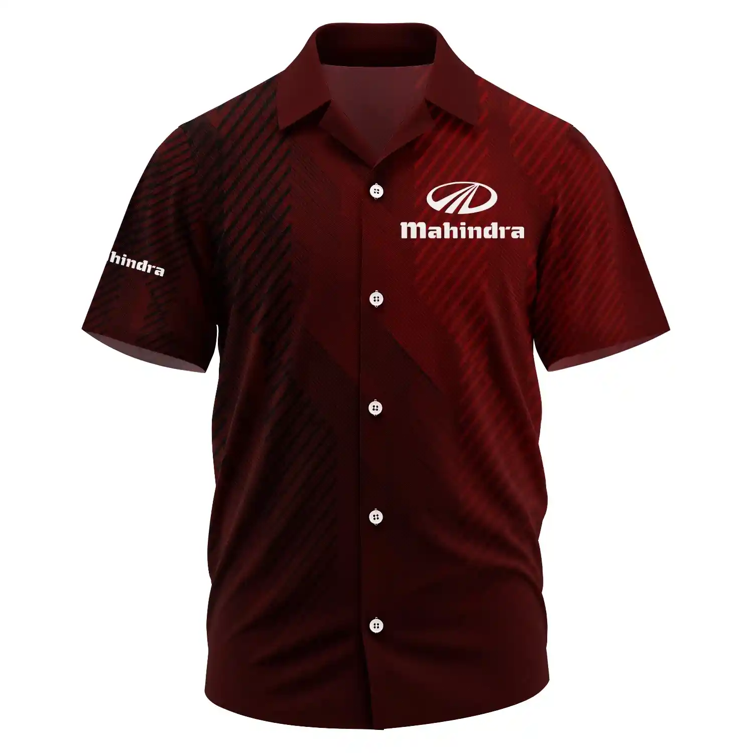 Mahindra Exclusive Logo Short Sleeve Camp Collar Shirt OUFAHWS3D081906MDZ – Mahindra Shirt
