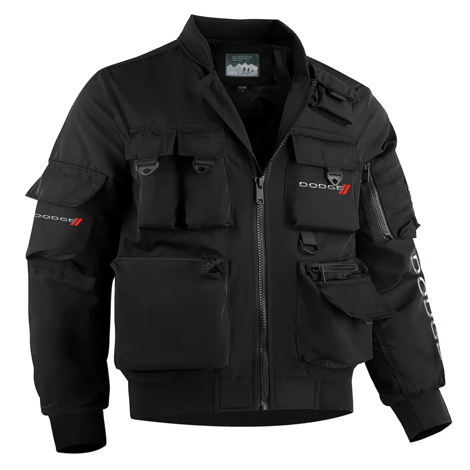 Dodge Exclusive Logo Multi Pocket Bomber Jacket Waterproof Windproof OUFAMPBJ0819DDZ – Dodge Gift