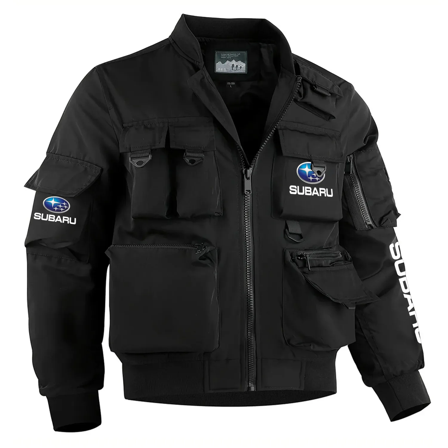Subaru Exclusive Logo Multi Pocket Bomber Jacket Waterproof Windproof OUFAMPBJ0819SUZ – Subaru Gift