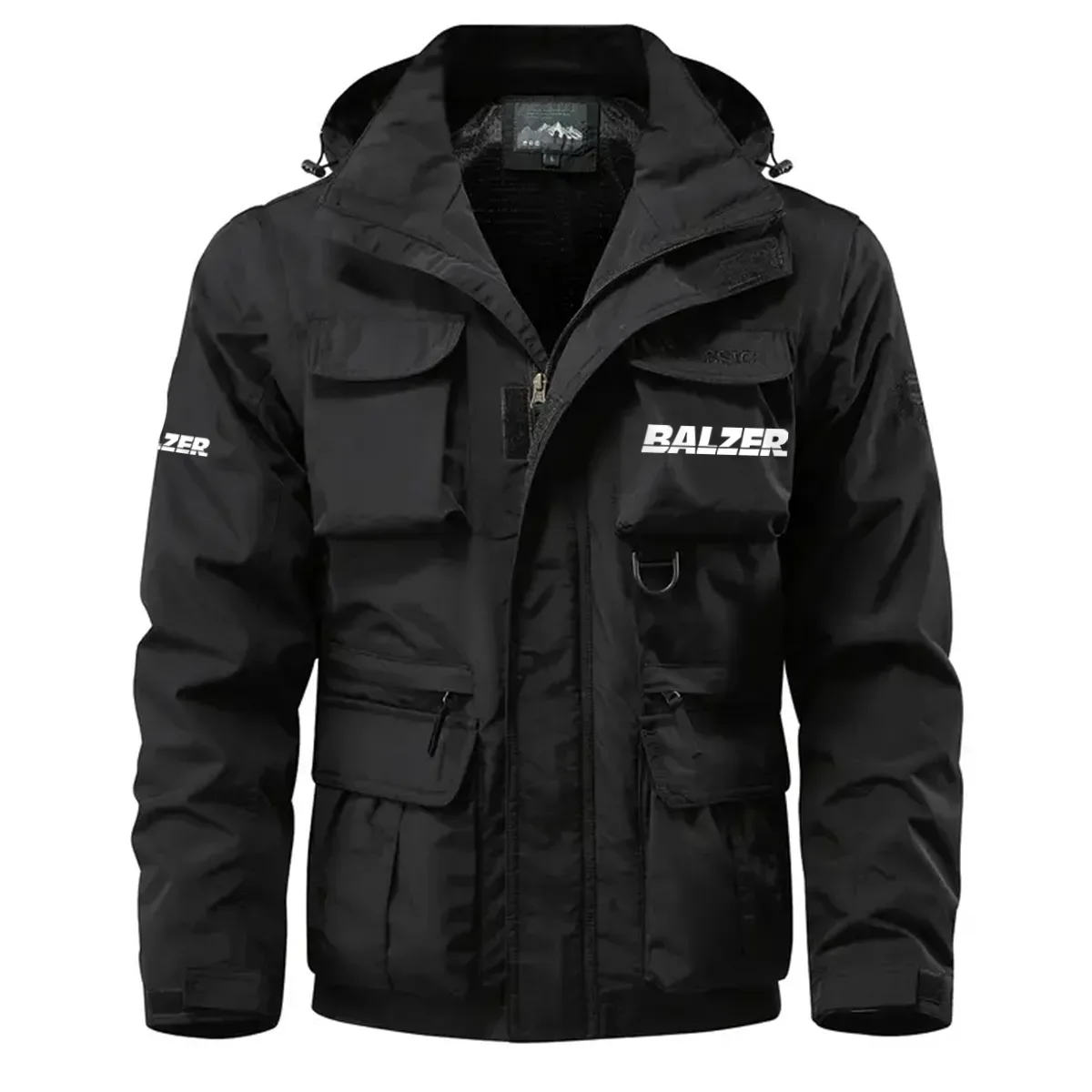 Balzer Exclusive Logo Waterproof Multi Pocket Jacket Detachable Hood and Sleeves OUFAMPJ0819BLZ – Balzer Gift