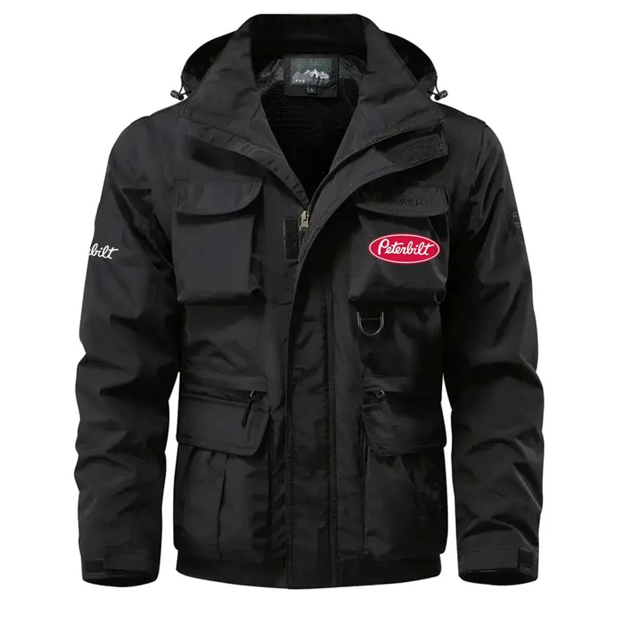Peterbilt Exclusive Logo Waterproof Multi Pocket Jacket Detachable Hood and Sleeves OUFAMPJ0819PTZ – Peterbilt Gift Peterbilt Exclusive Logo Waterproof Multi Pocket Jacket Detachable Hood and Sleeves OUFAMPJ0819PTZ – Peterbilt Gift