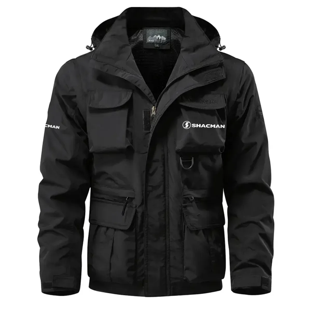 Shacman Exclusive Logo Waterproof Multi Pocket Jacket Detachable Hood and Sleeves OUFAMPJ0819SMZ – Shacman Gift