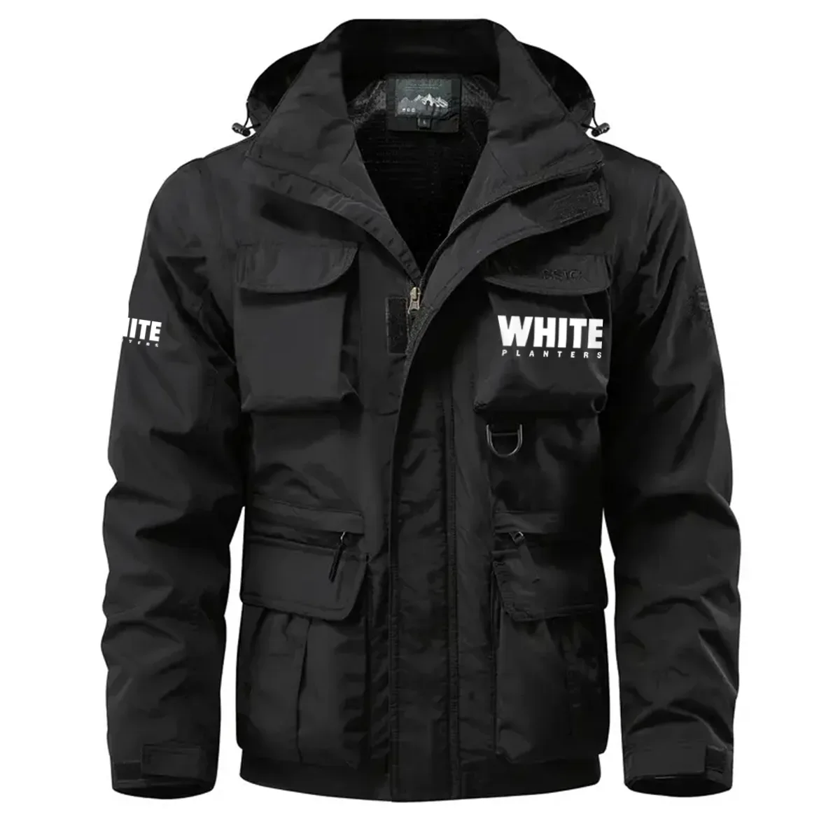 White Planters Exclusive Logo Waterproof Multi Pocket Jacket Detachable Hood and Sleeves OUFAMPJ0819WPZ – White Planters Gift