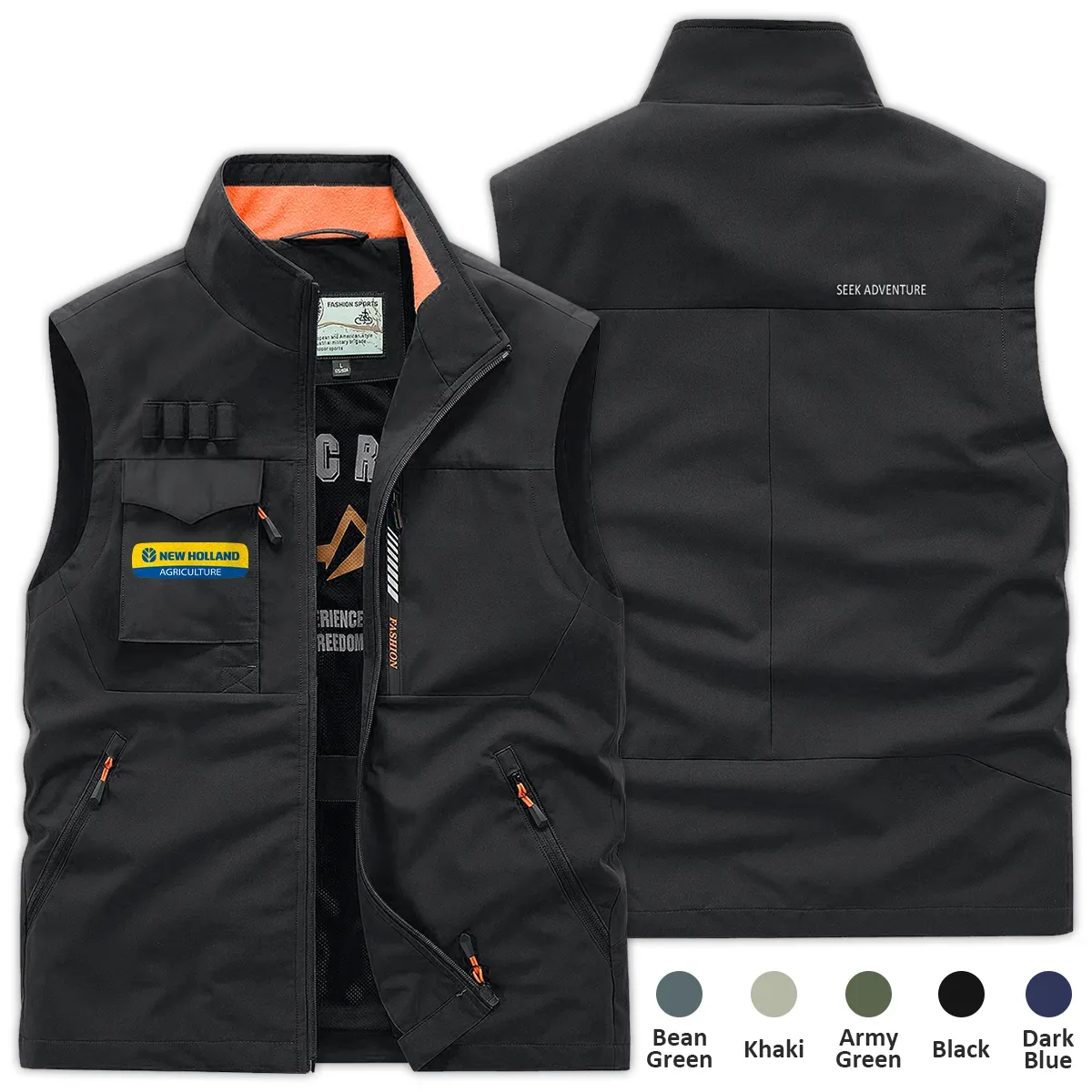 New Holland Exclusive Logo Outdoor Sleeveless Vest OUFAOSV0819NHZ – New Holland Gift