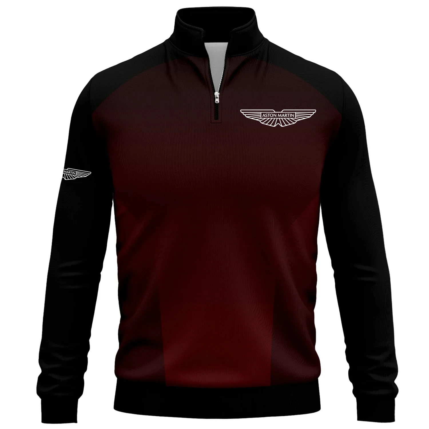 Aston Martin Exclusive Logo Quarter-Zip Sweatshirt OUFAQTZ3D0819002AMZ – Aston Martin Sweatshirt